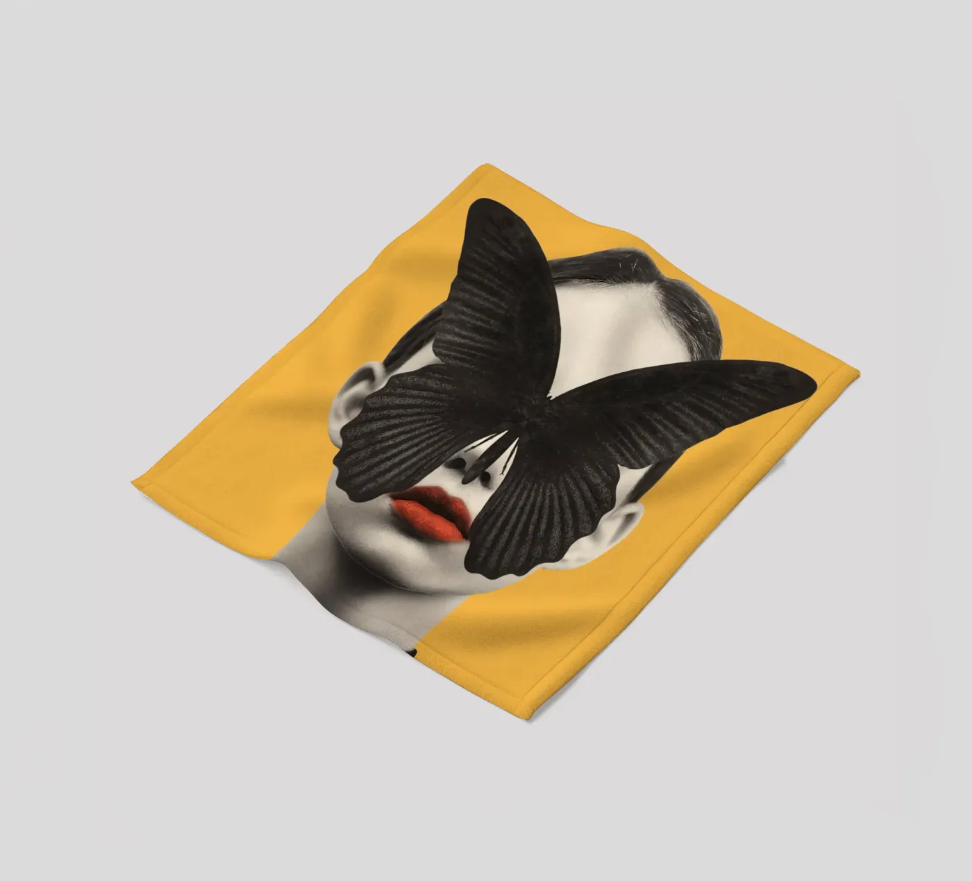 FARFALLA NERA 2 coperta in pile da dada22