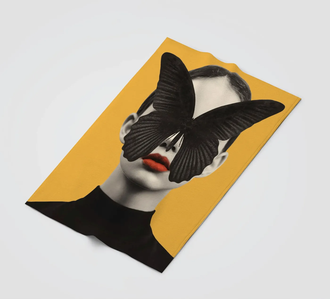 FARFALLA NERA 2 coperta in pile da dada22