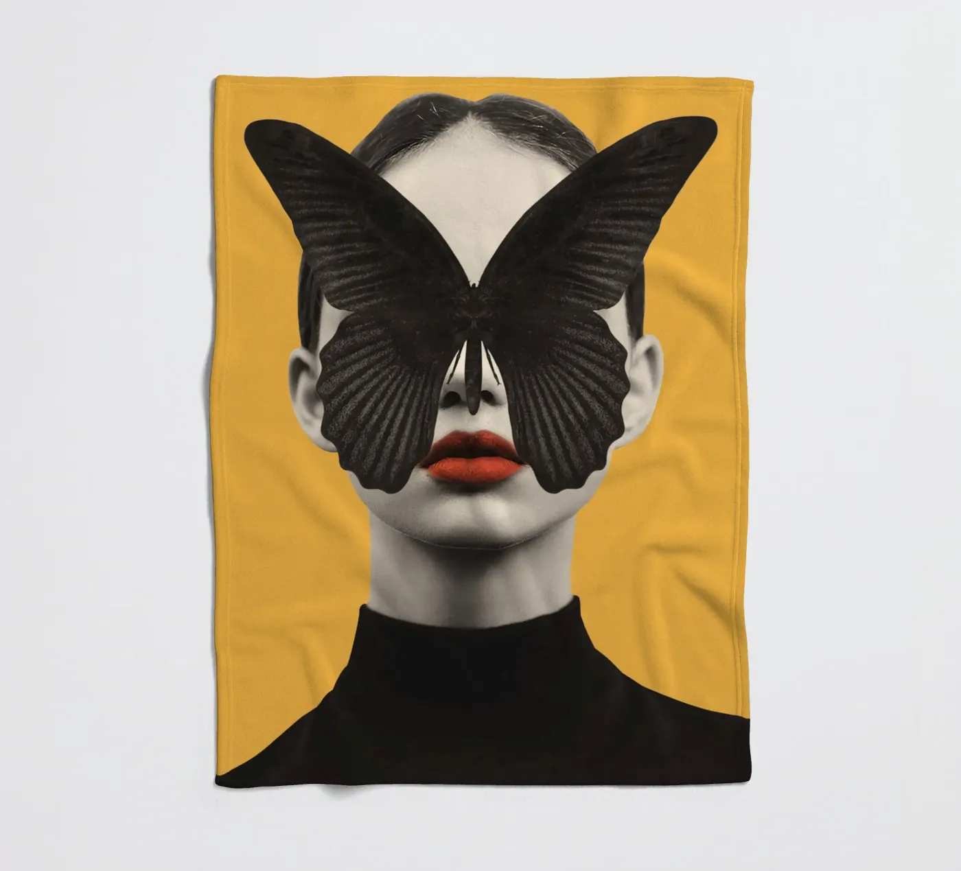 FARFALLA NERA 2 coperta in pile da dada22