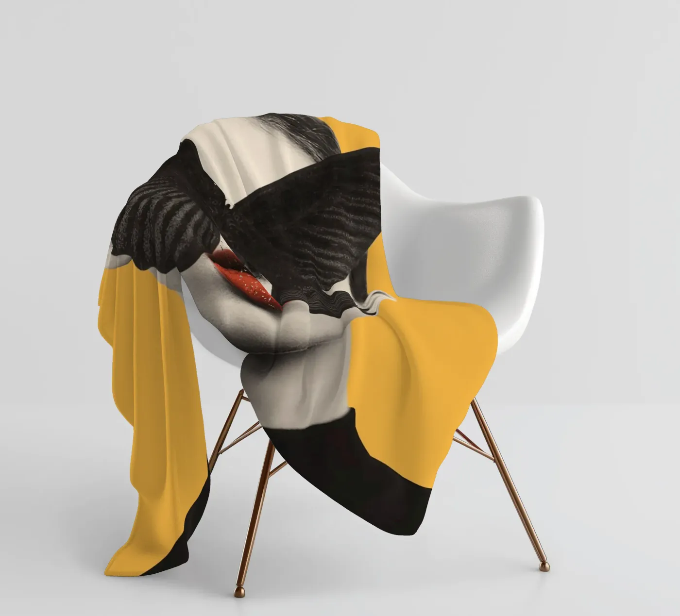 FARFALLA NERA 2 coperta in pile da dada22