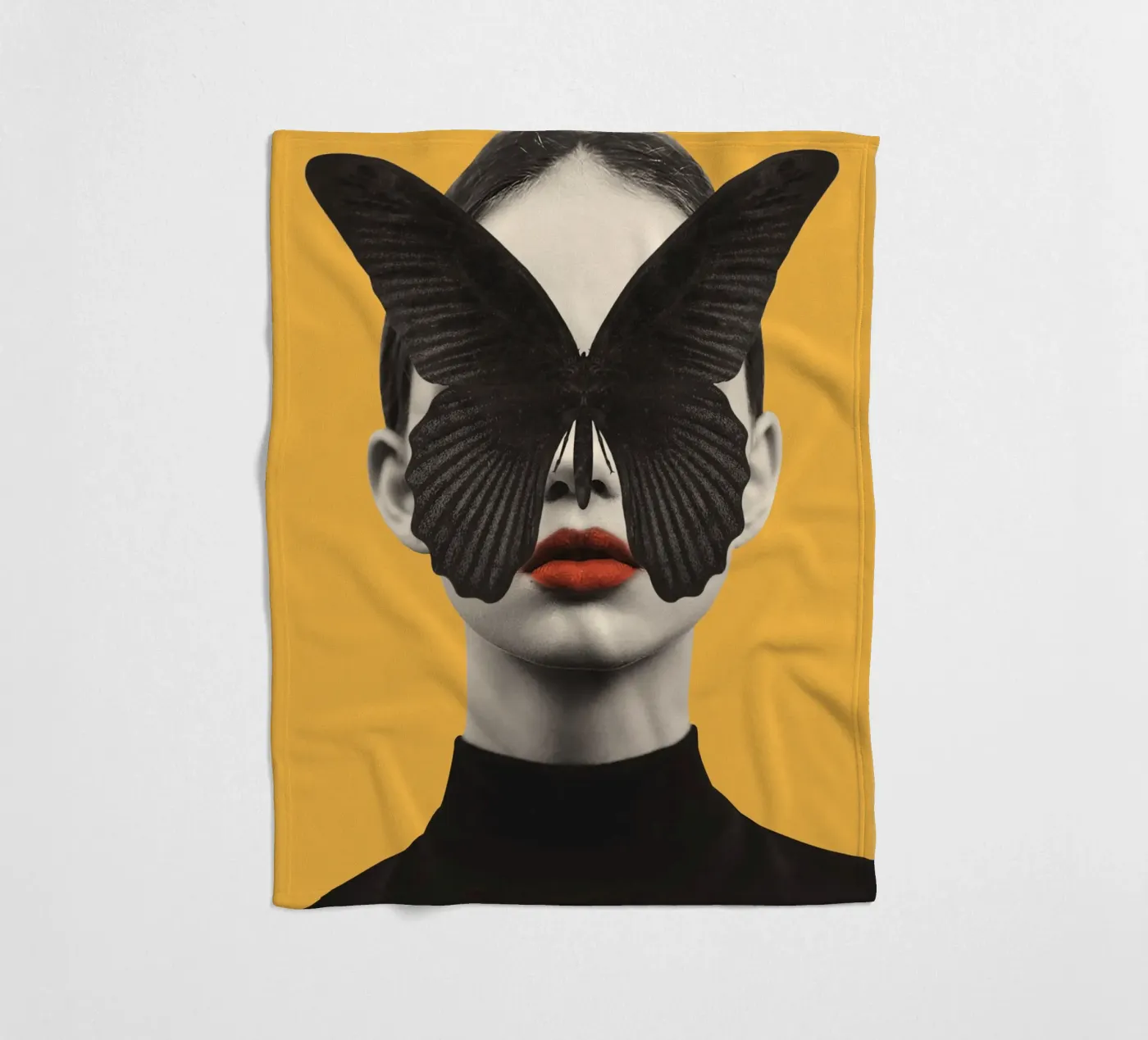 FARFALLA NERA 2 coperta in pile da dada22