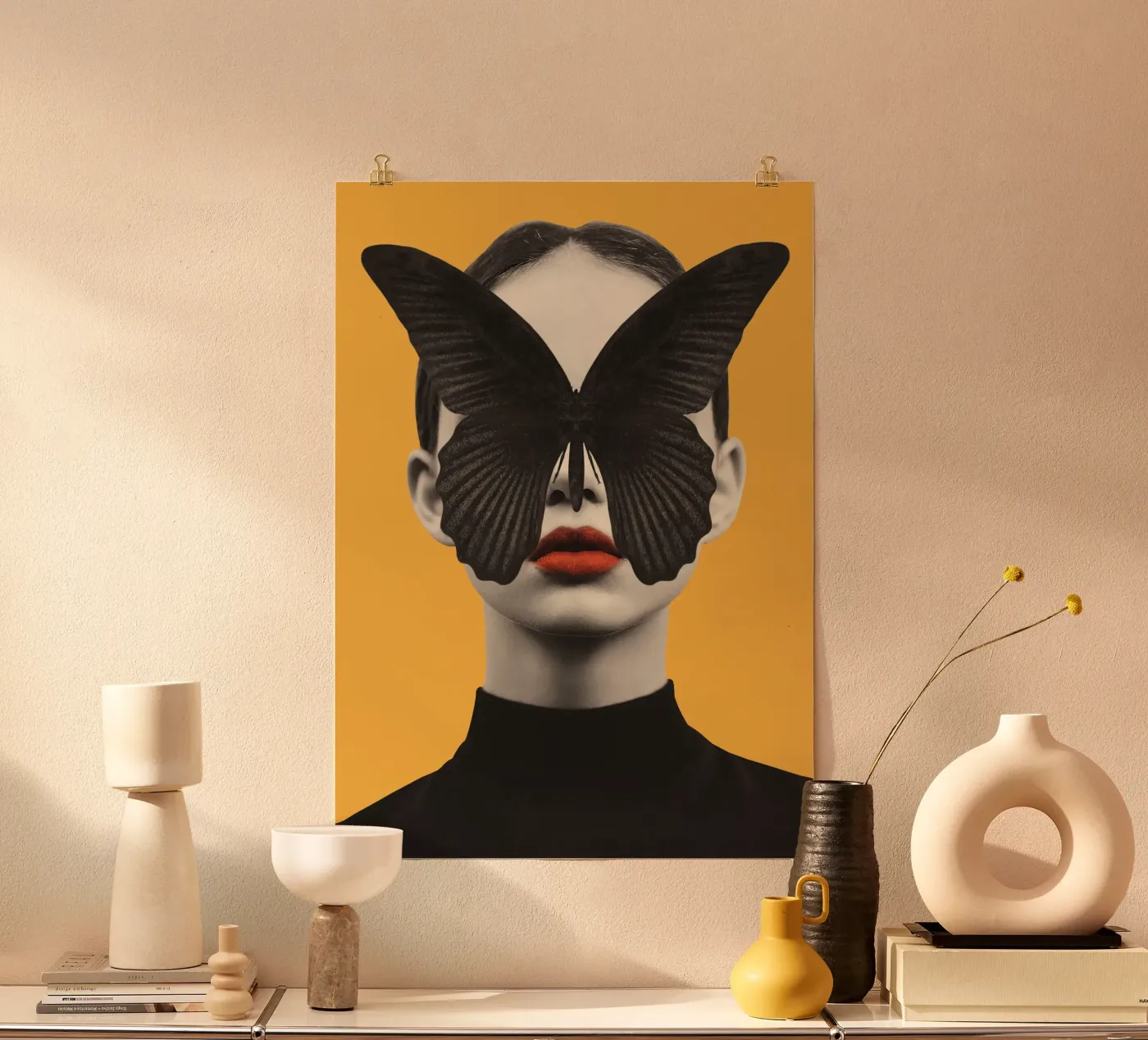 BLACK BUTTERFLY 2 Poster von dada22