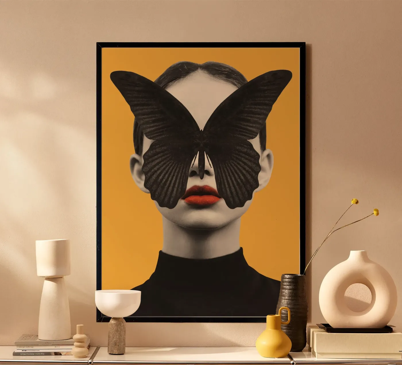 BLACK BUTTERFLY 2 Poster von dada22