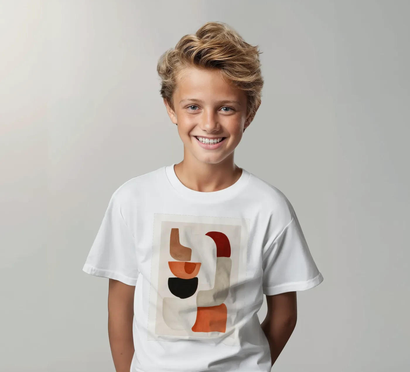 Evenwichtige vormen kinder t-shirt van ThingDesign