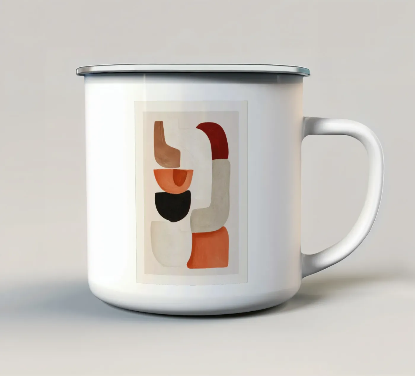 Balanced Forms enamel mug by ThingDesign