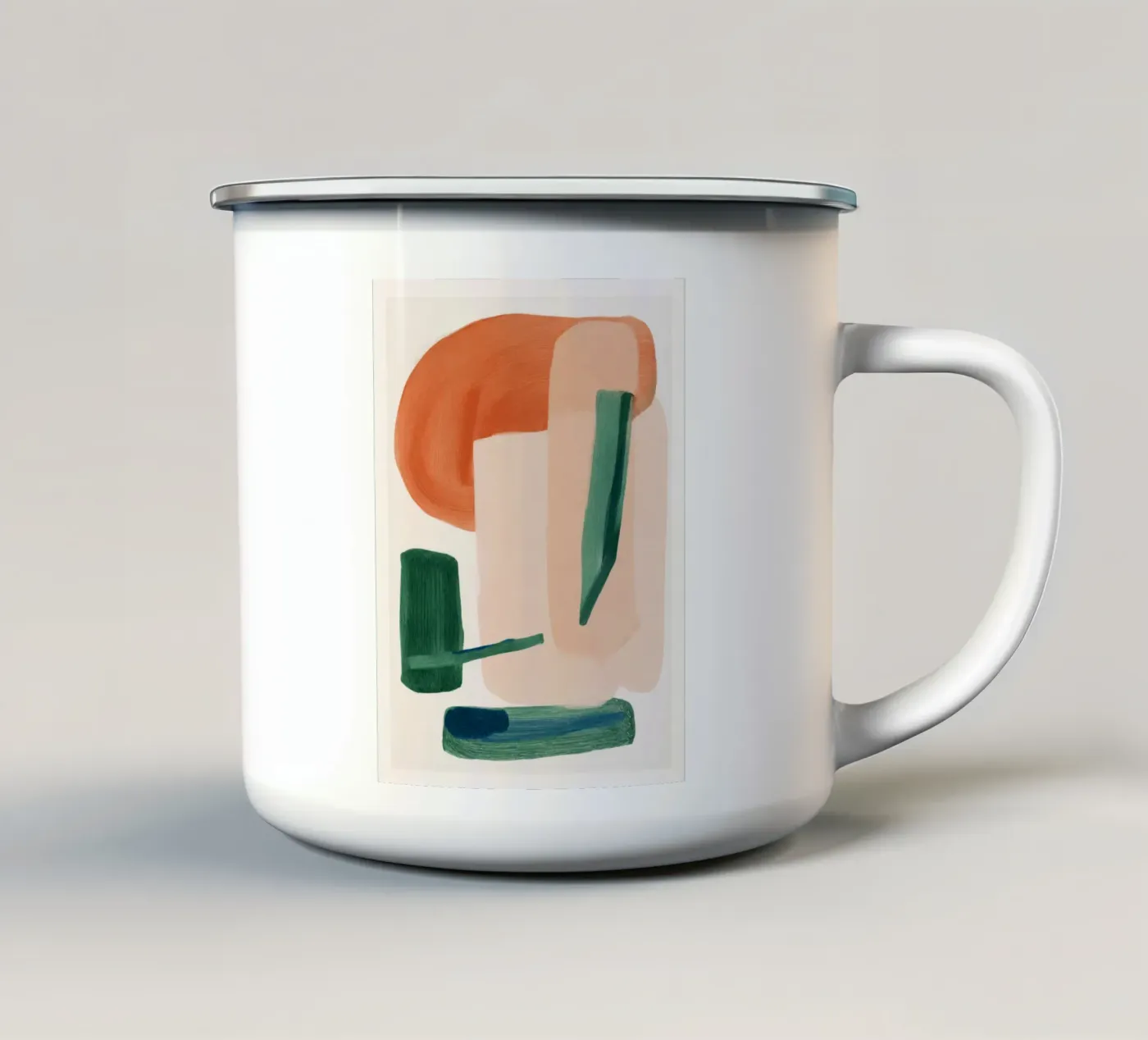 Balanced Forms enamel mug by ThingDesign