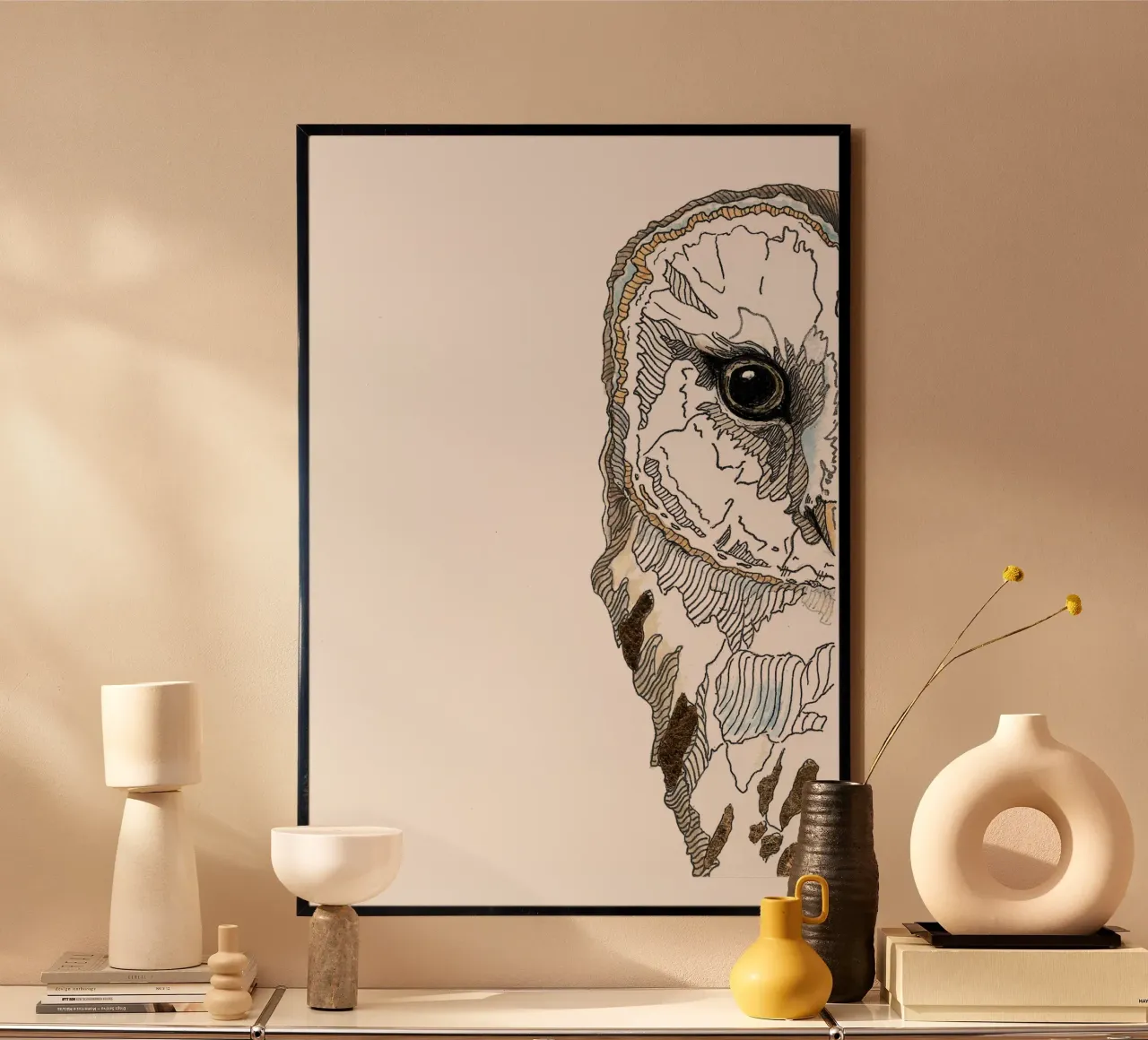 I see you - I carta hahnemühle da Magpie luck