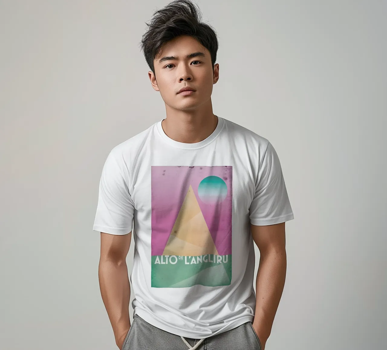 Alto de L'Angliru t-shirt by Benjamin Andresen