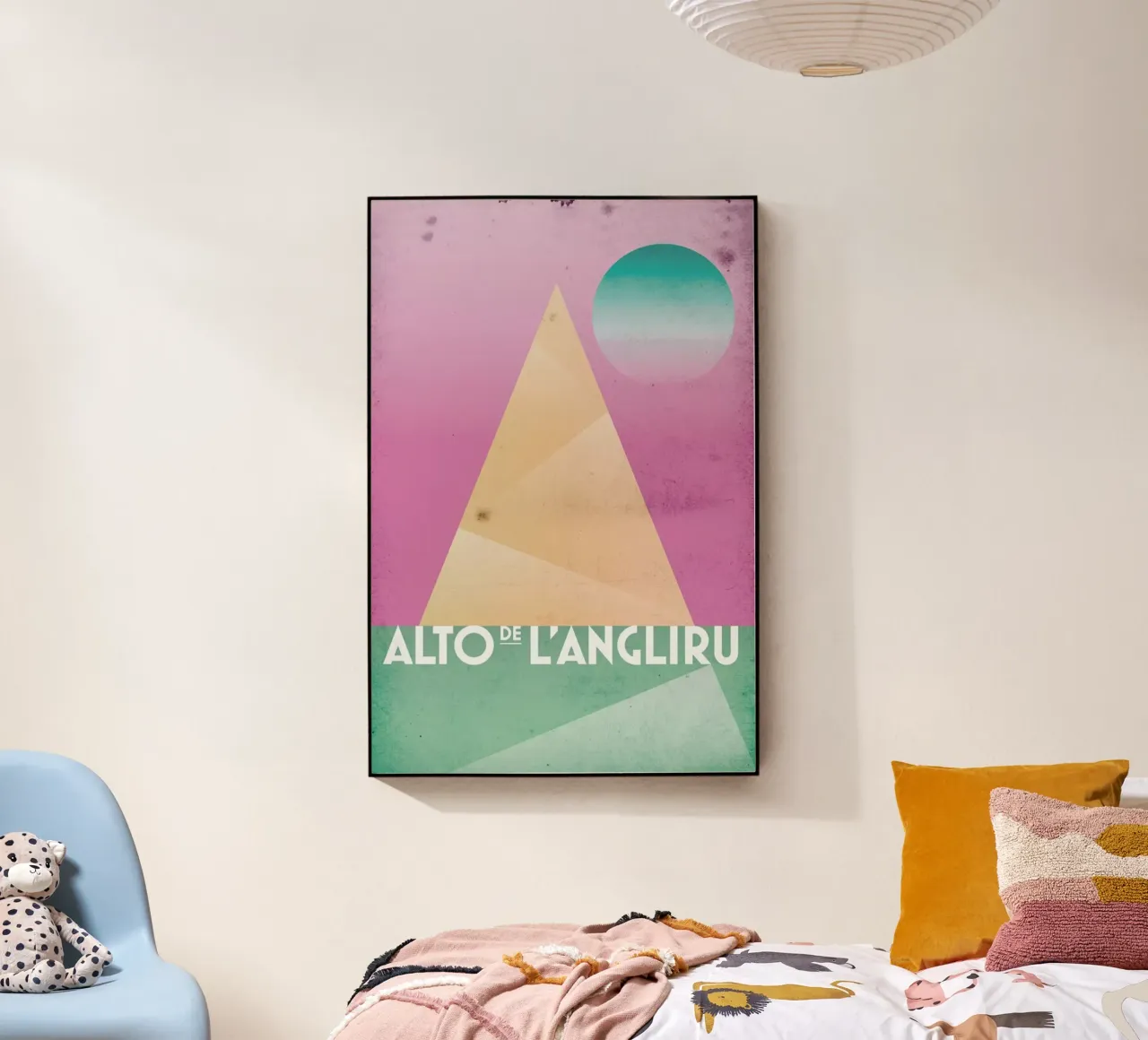 Alto de L'Angliru acrylic glass by Benjamin Andresen