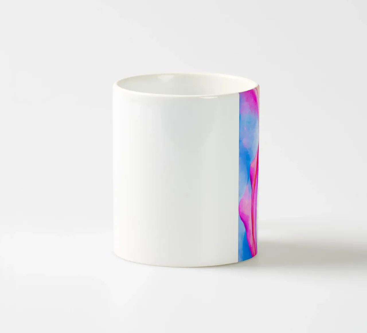 Georgia O'Keeffe - Music Pink and Blue, No. 2 ceramic mug by Kinsley