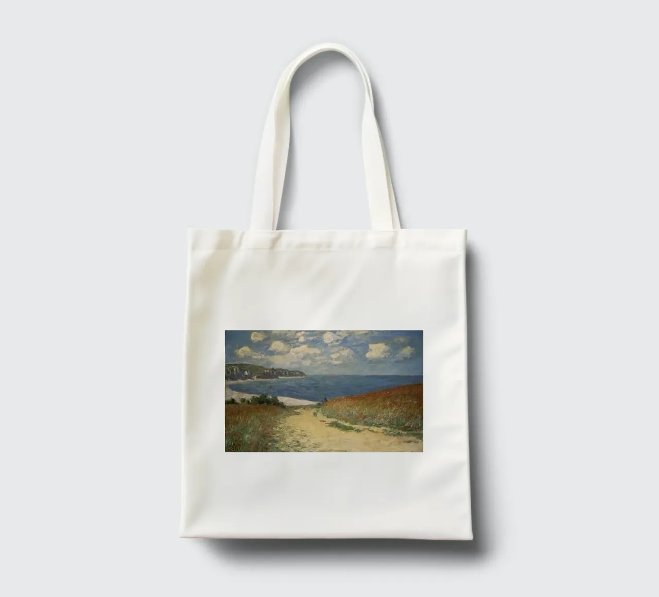 Monet - Path in the Wheat at Pourville tote bag by ARTOTHEK