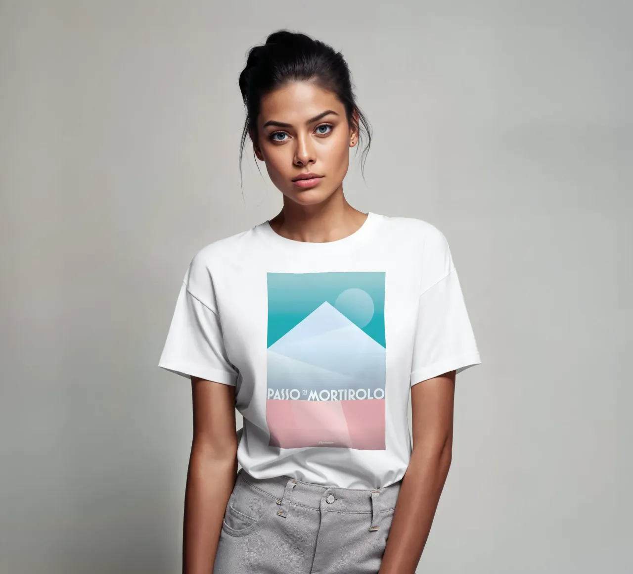 Passo di Mortirolo II t-shirt da Benjamin Andresen