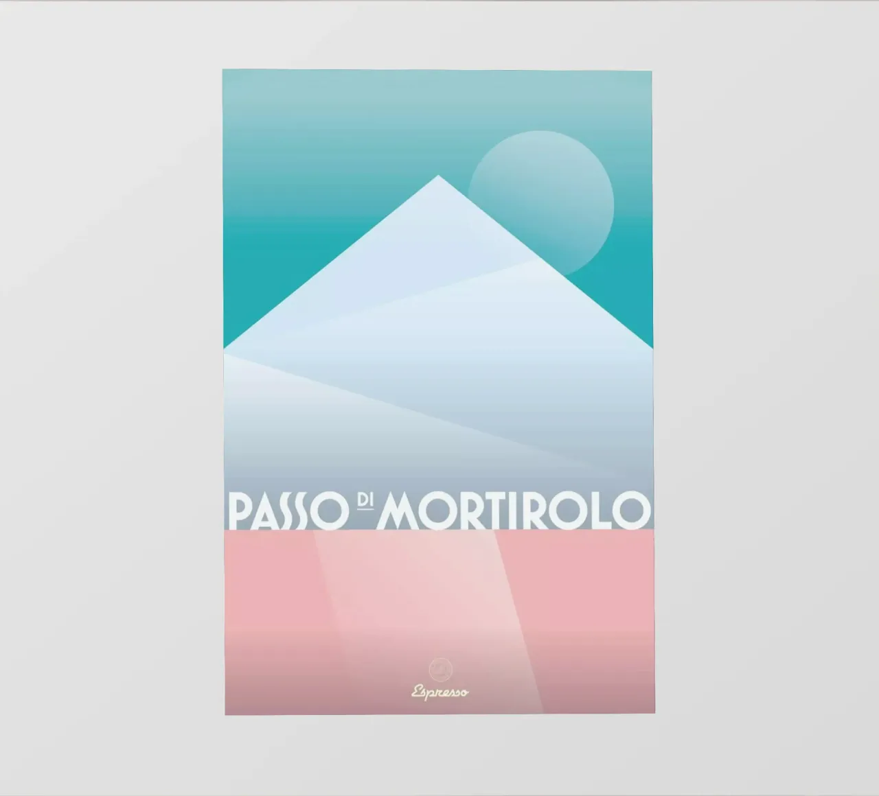 Passo di Mortirolo II telo in pvc da Benjamin Andresen