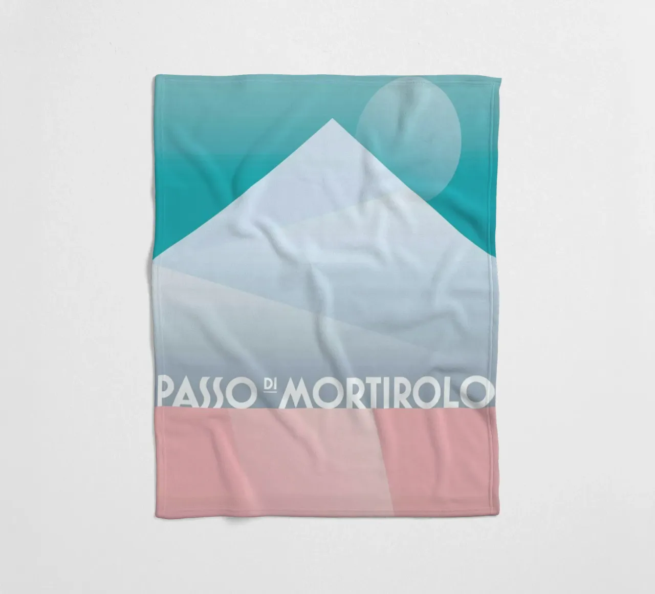 Passo di Mortirolo II fleece blanket by Benjamin Andresen