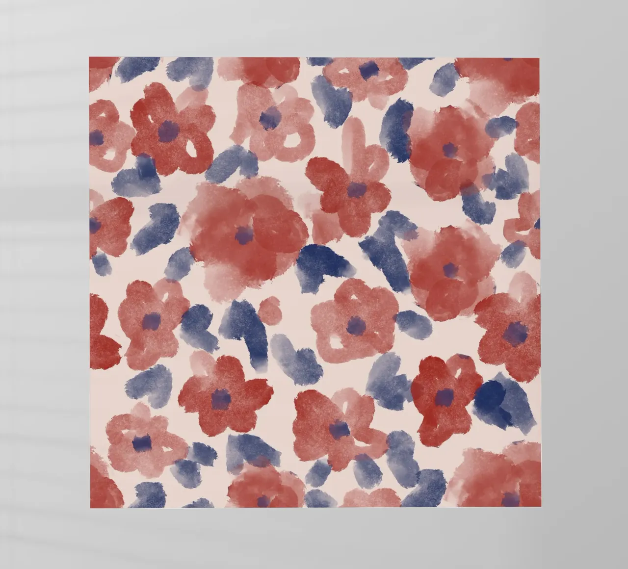 Autumn Abstract Flowers Pattern pellicola backlit da anisillustration