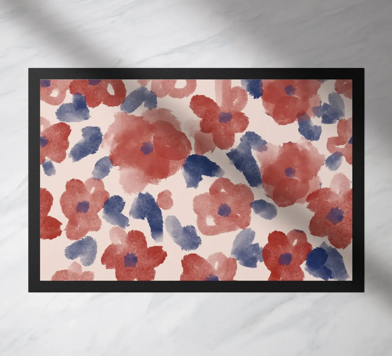 Autumn Abstract Flowers Pattern zerbino da anisillustration