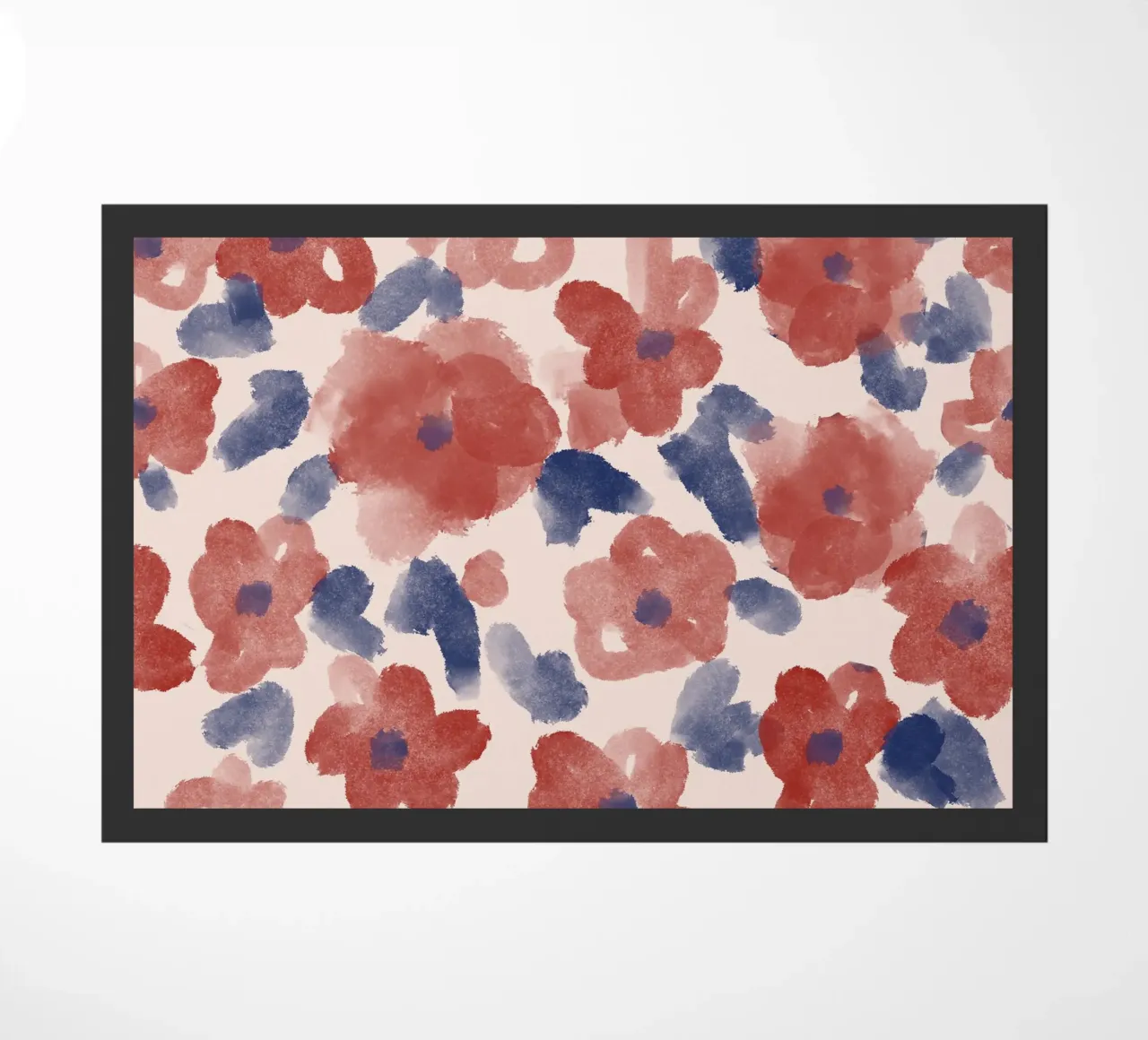 Autumn Abstract Flowers Pattern zerbino da anisillustration