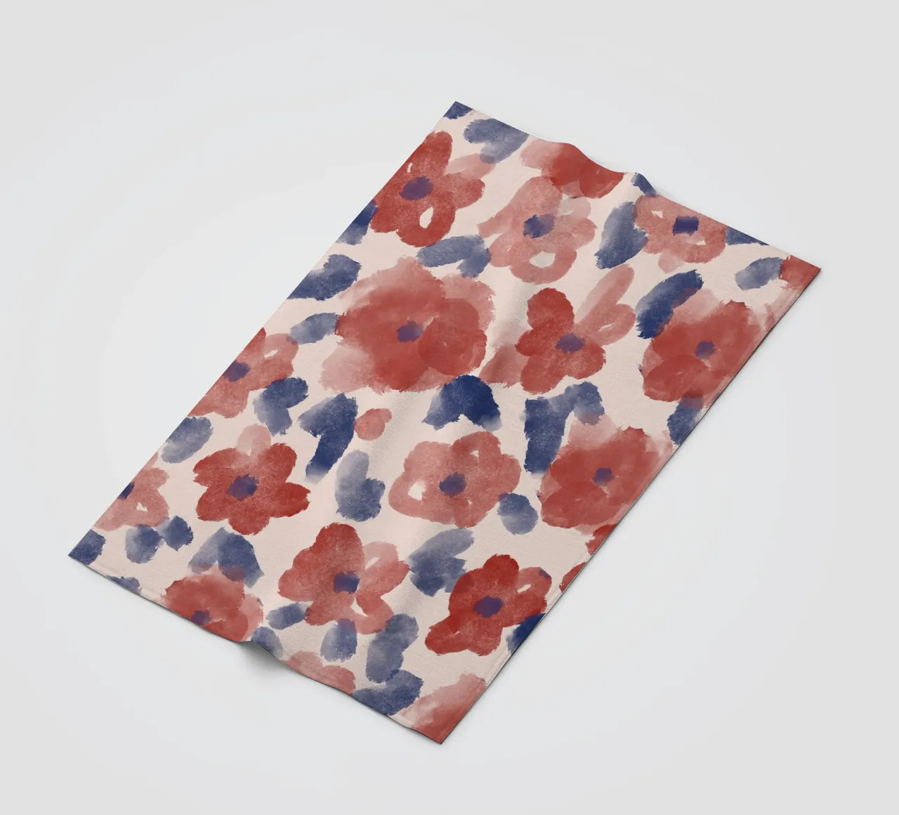 Autumn Abstract Flowers Pattern coperta in pile da anisillustration