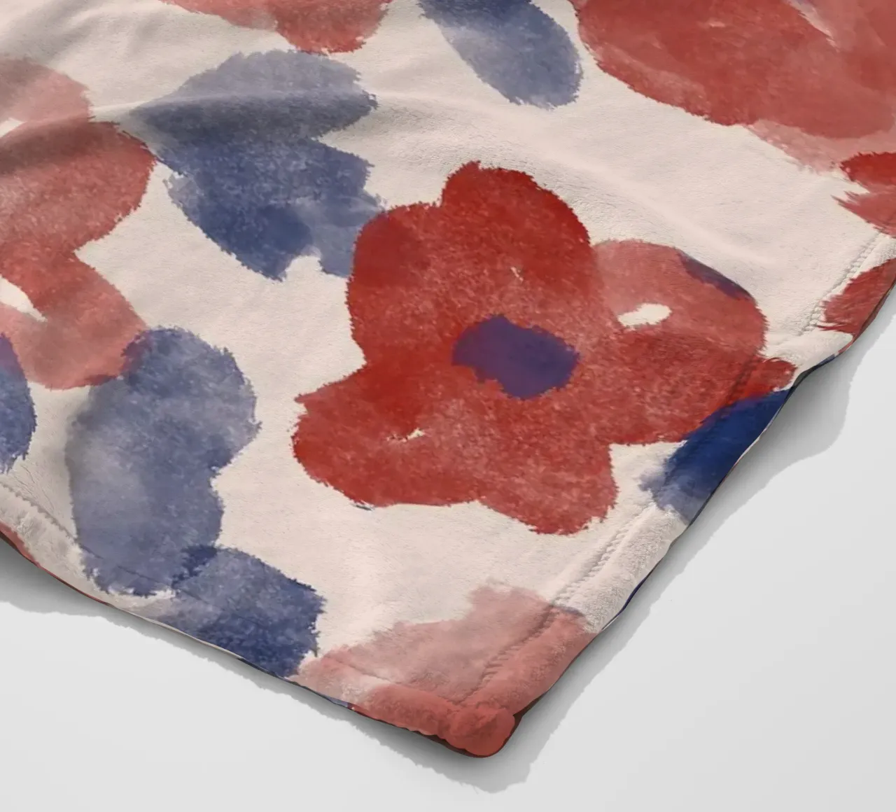 Autumn Abstract Flowers Pattern coperta in pile da anisillustration