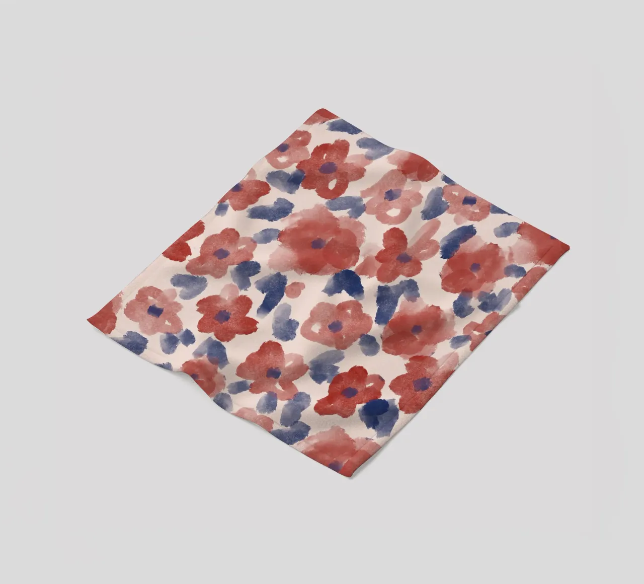 Autumn Abstract Flowers Pattern coperta in pile da anisillustration