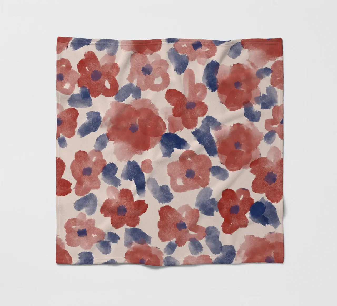 Autumn Abstract Flowers Pattern coperta in pile da anisillustration