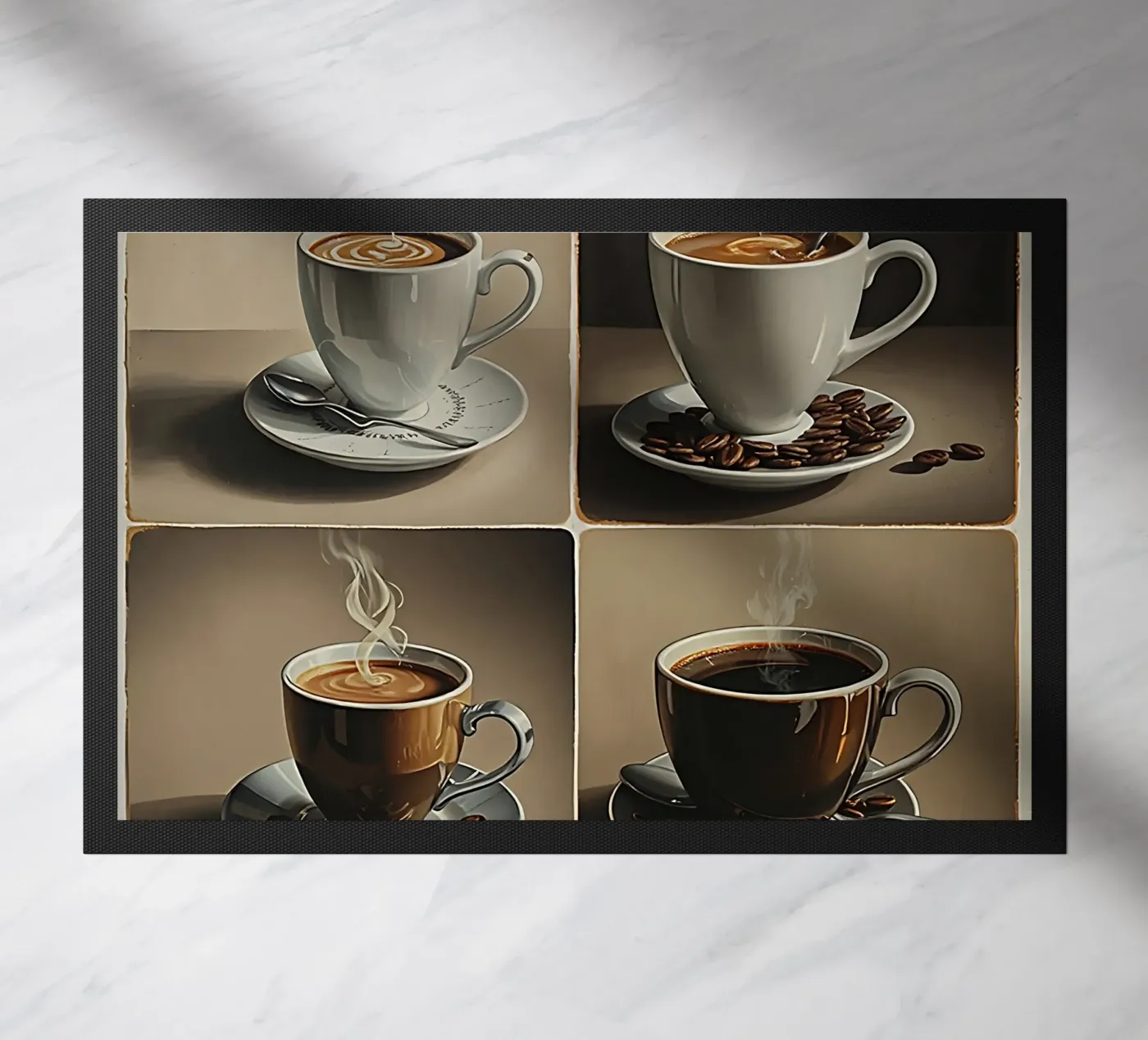 Kaffee Fußmatte von kosinsart.gallery2