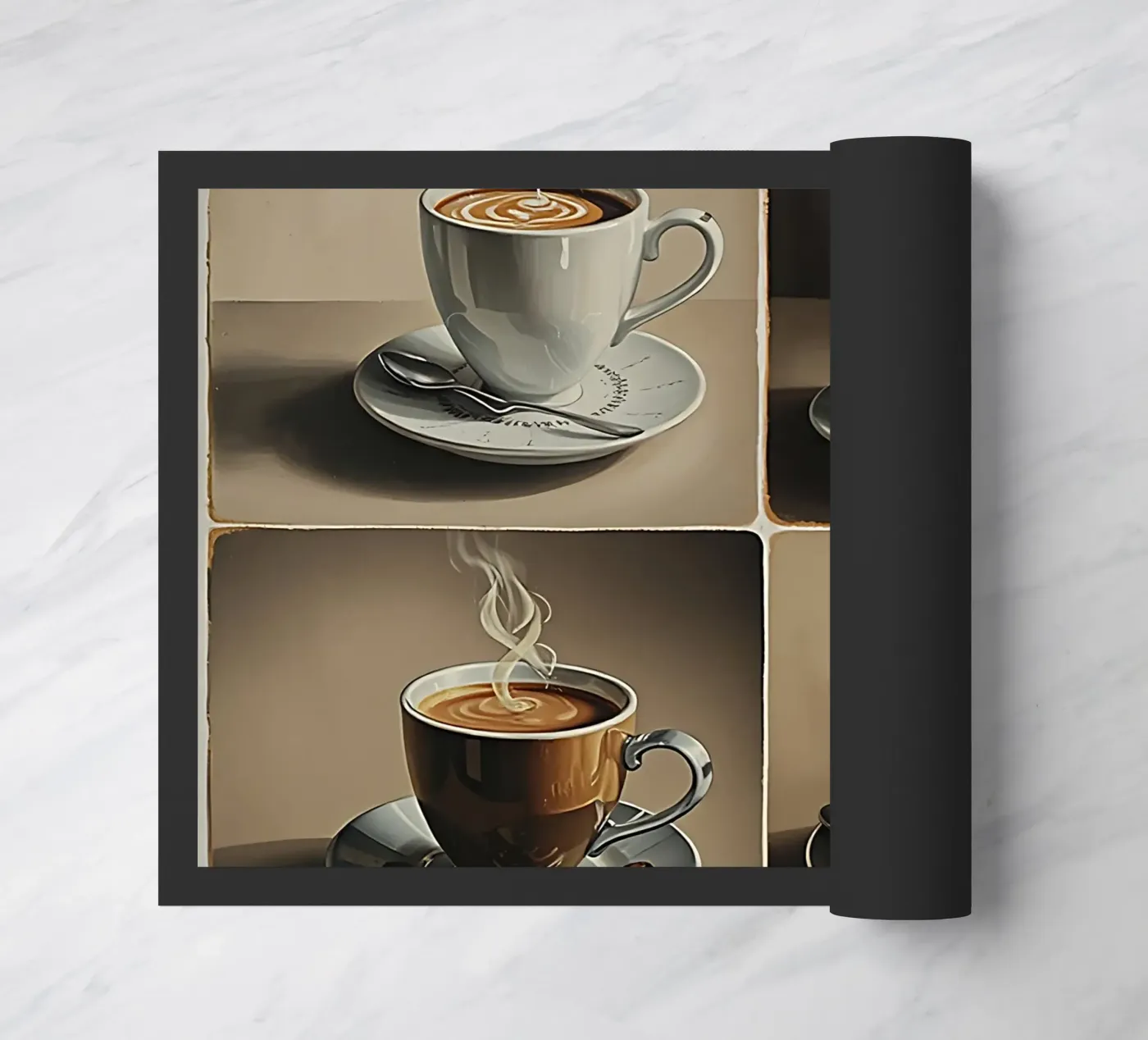 Kaffee Fußmatte von kosinsart.gallery2