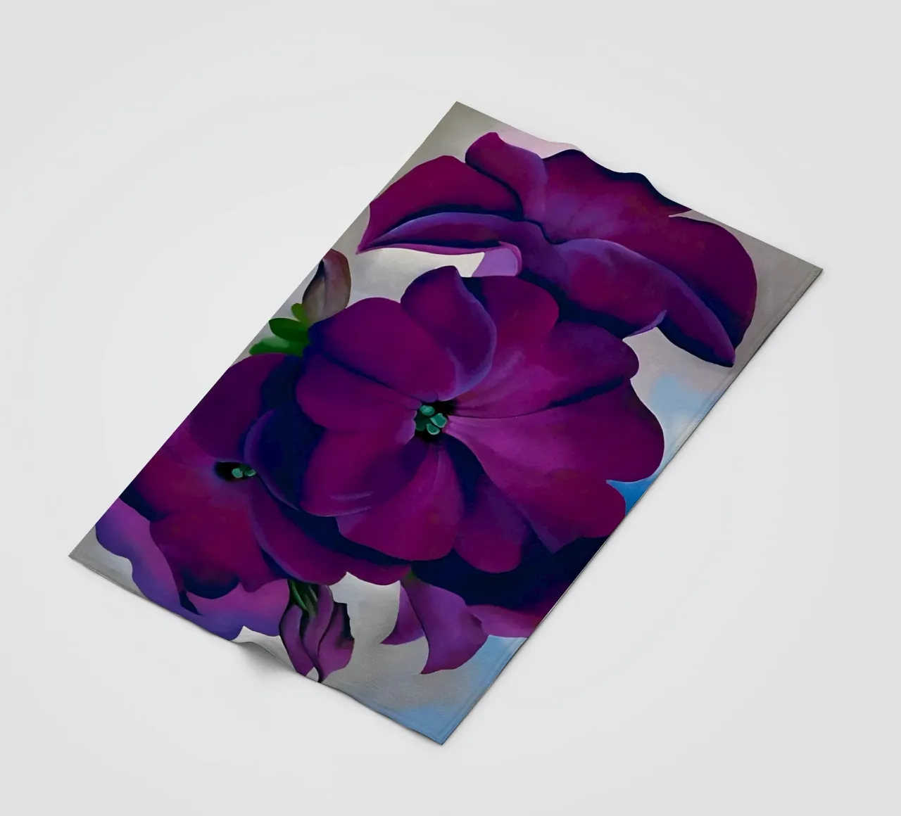 Georgia O'Keeffe - petunia, 1925 fleece blanket by Kinsley