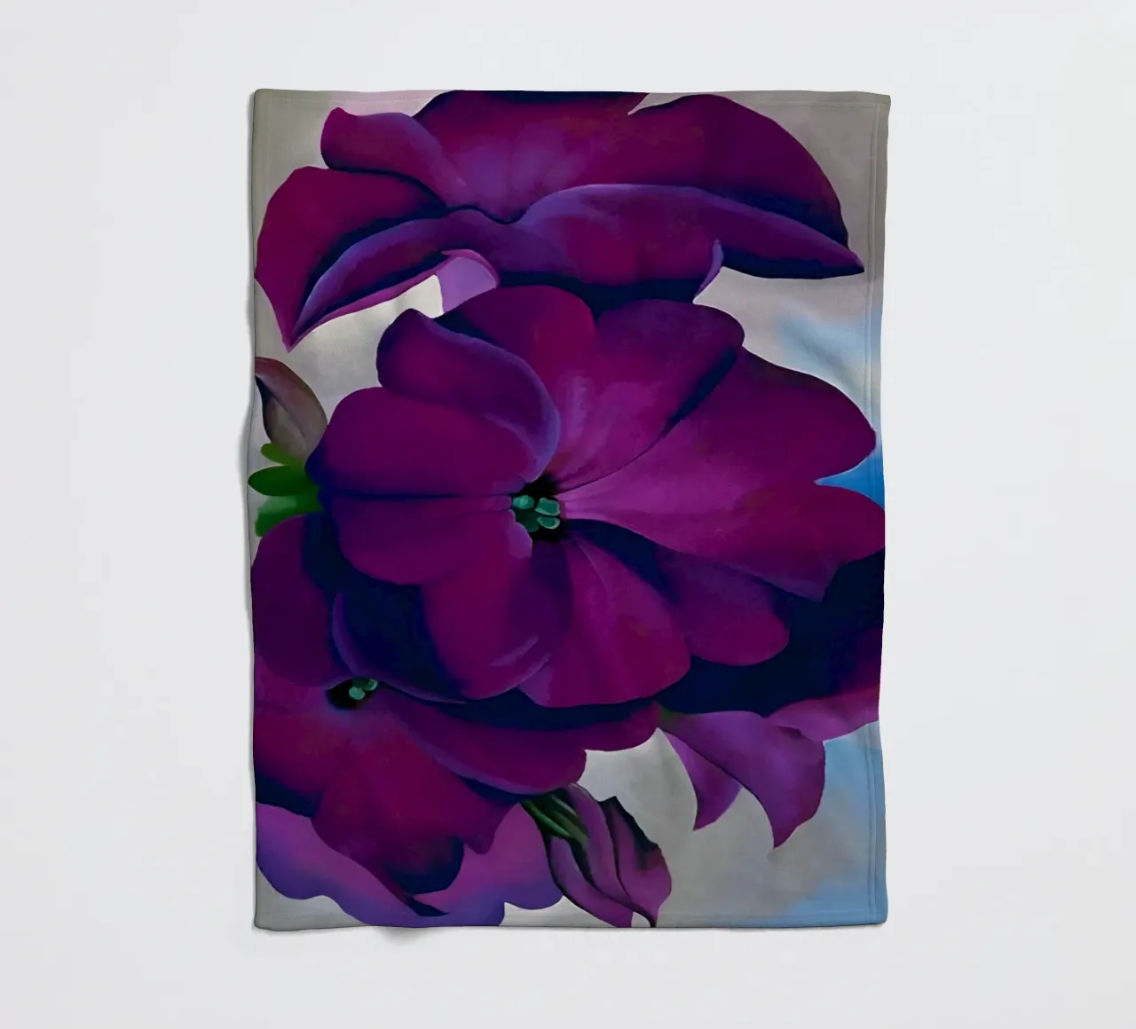Georgia O'Keeffe - petunia, 1925 fleece blanket by Kinsley