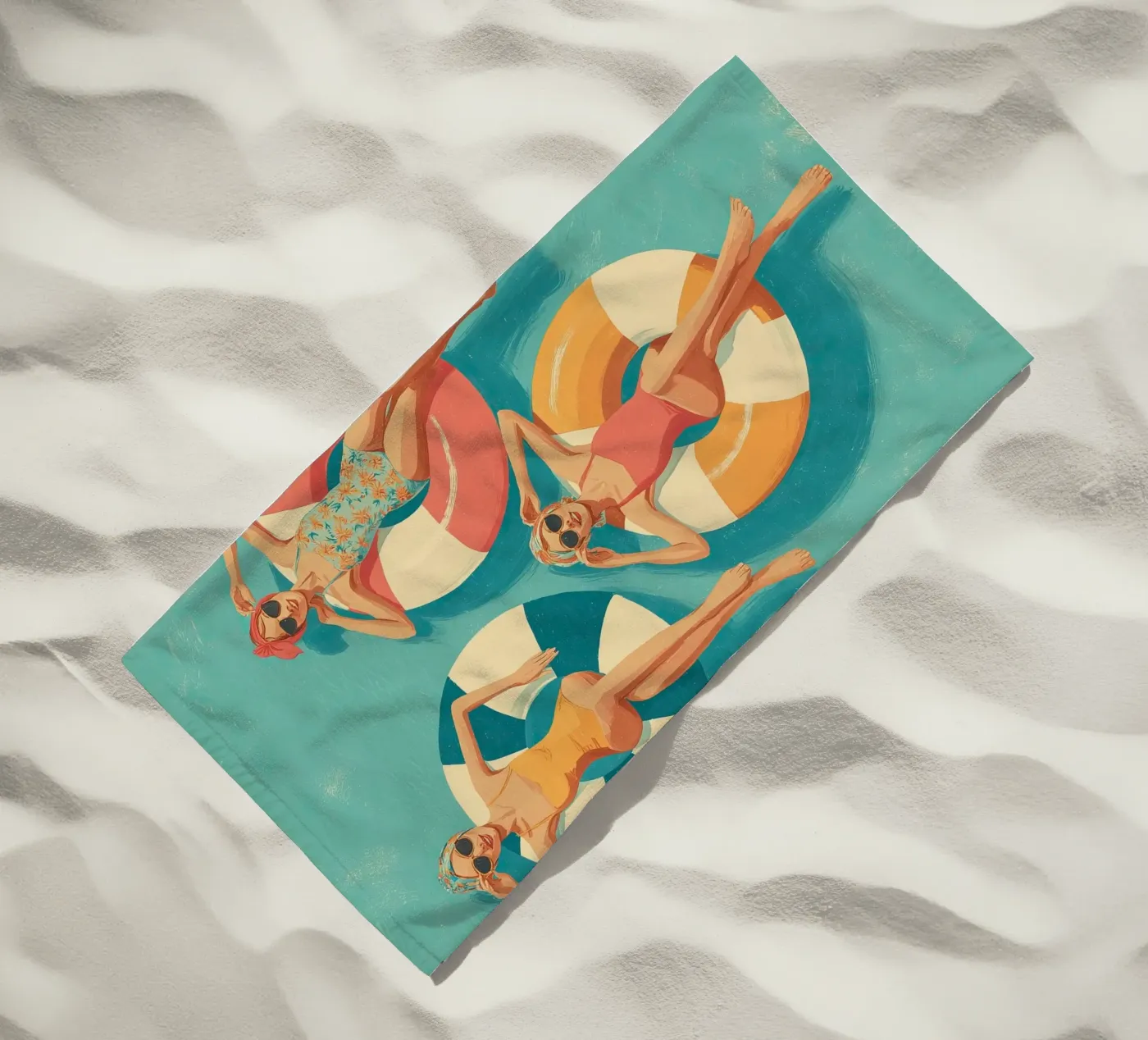 Pool Float Girls telo mare da Ciao Bella