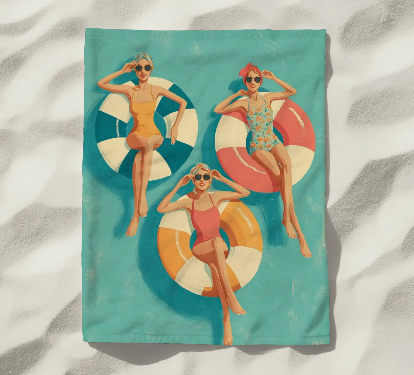 Pool Float Girls telo mare da Ciao Bella