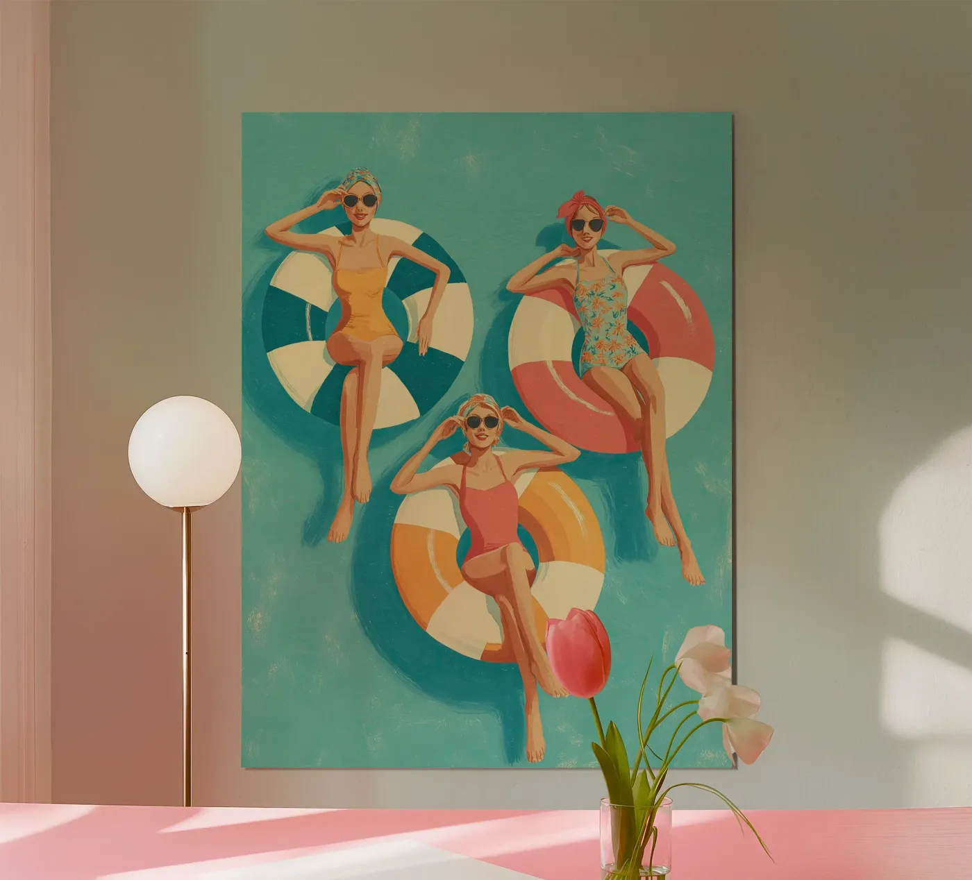 Pool Float Girls poster da Ciao Bella