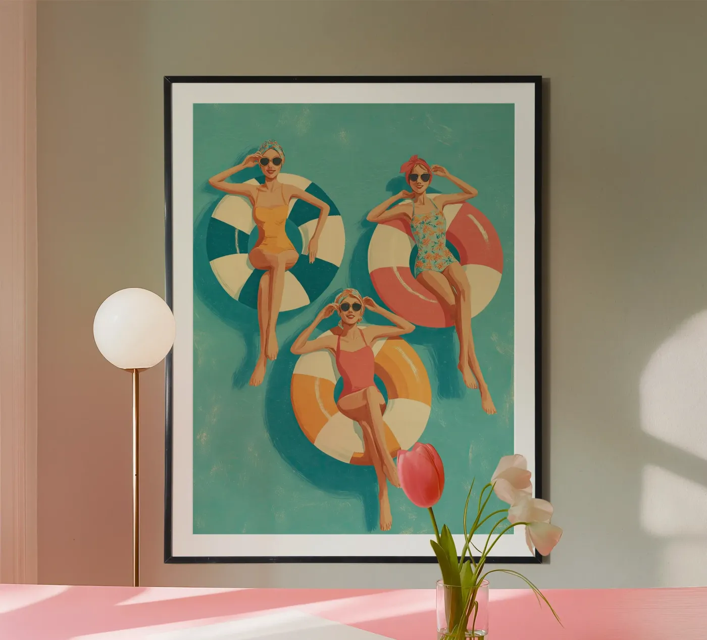 Pool Float Girls poster da Ciao Bella