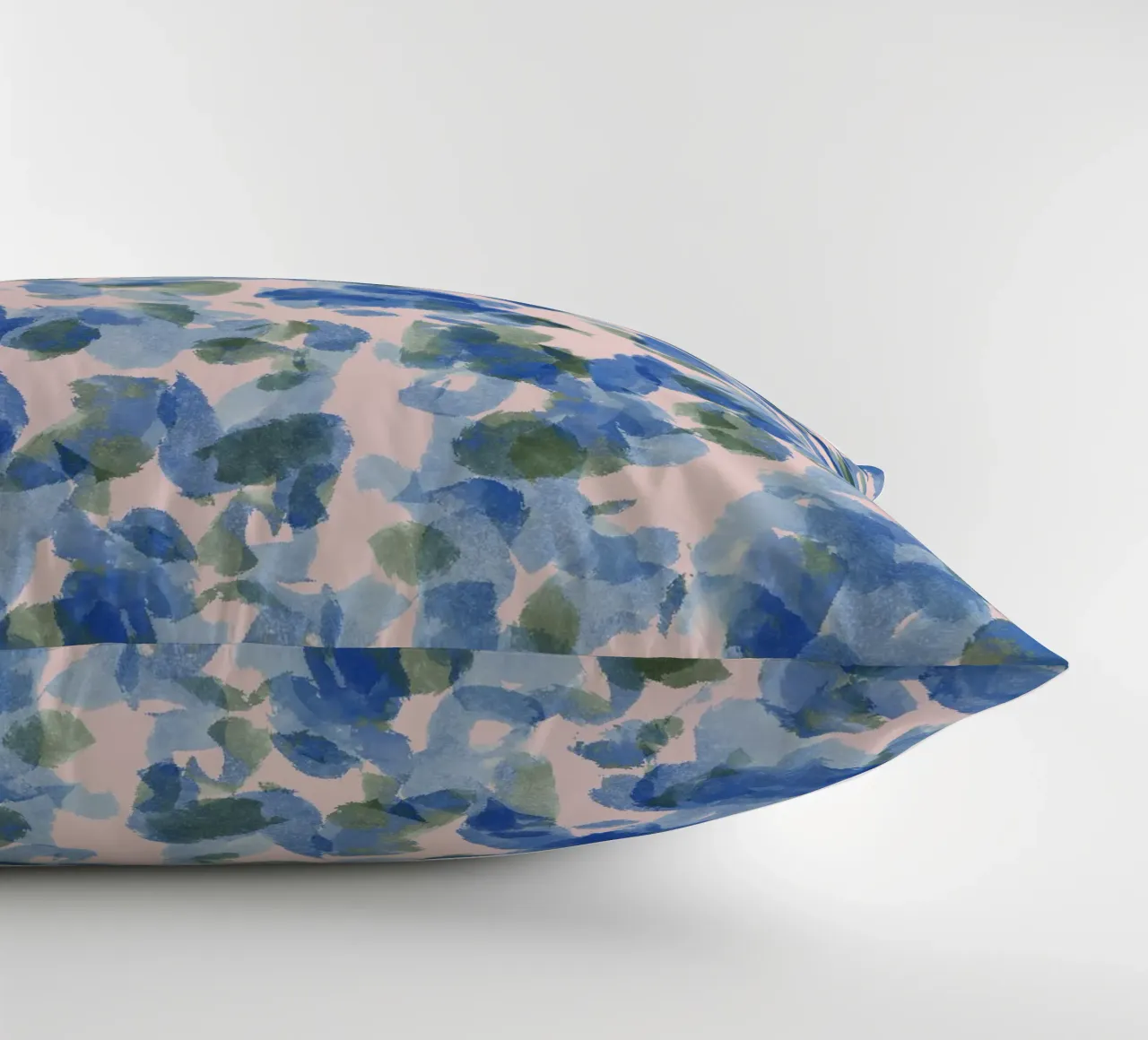 Soft Feminine Blue Pattern cuscino da anisillustration