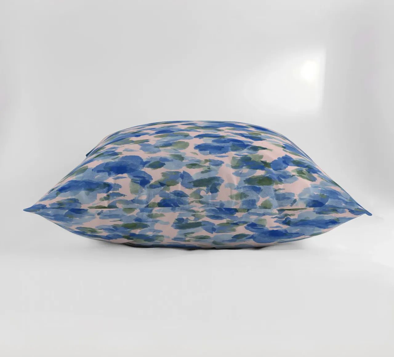 Soft Feminine Blue Pattern cuscino da anisillustration