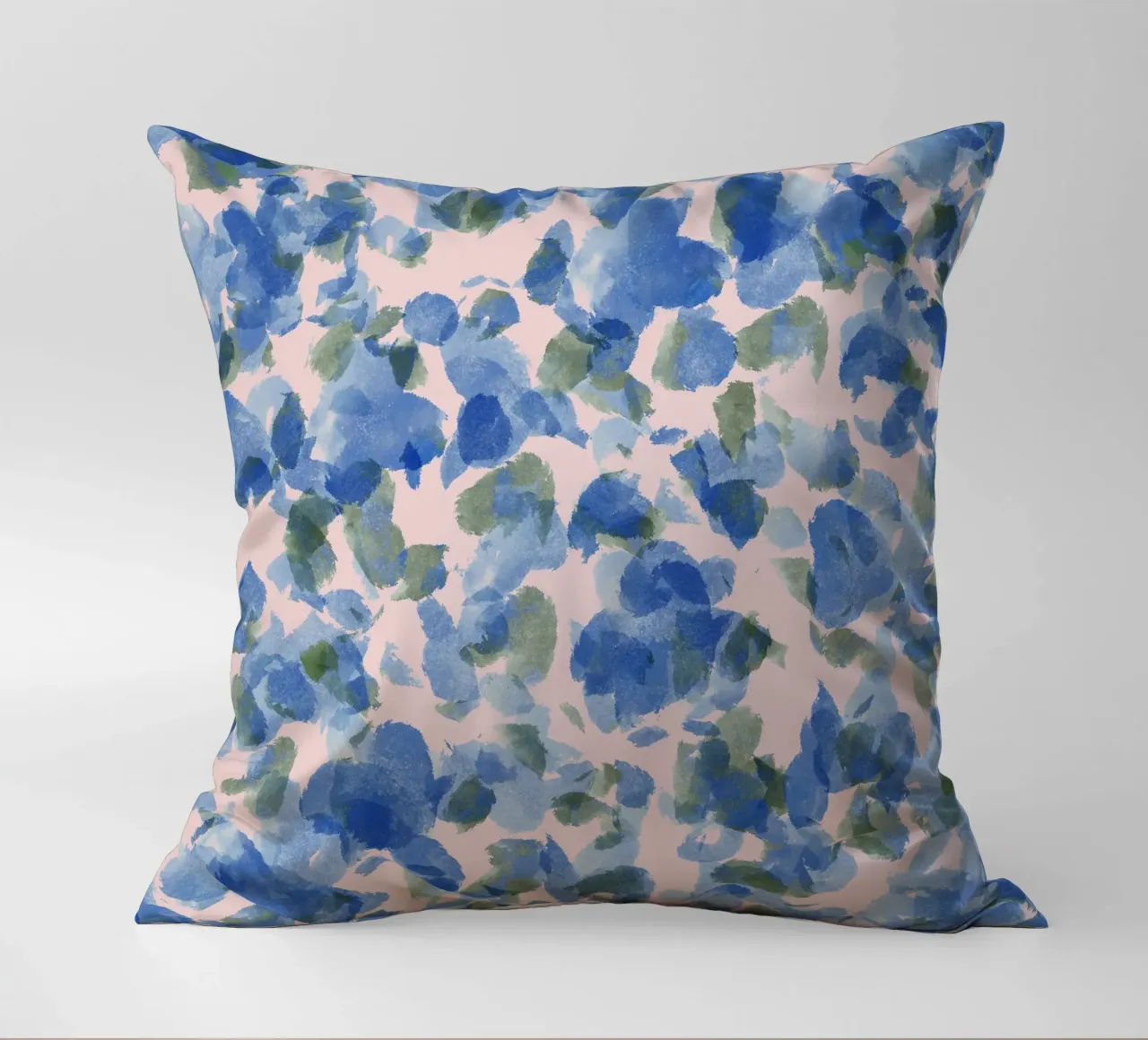 Soft Feminine Blue Pattern cuscino da anisillustration