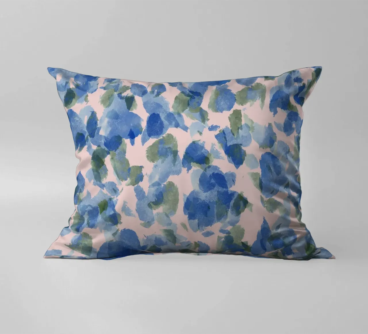 Soft Feminine Blue Pattern cuscino da anisillustration
