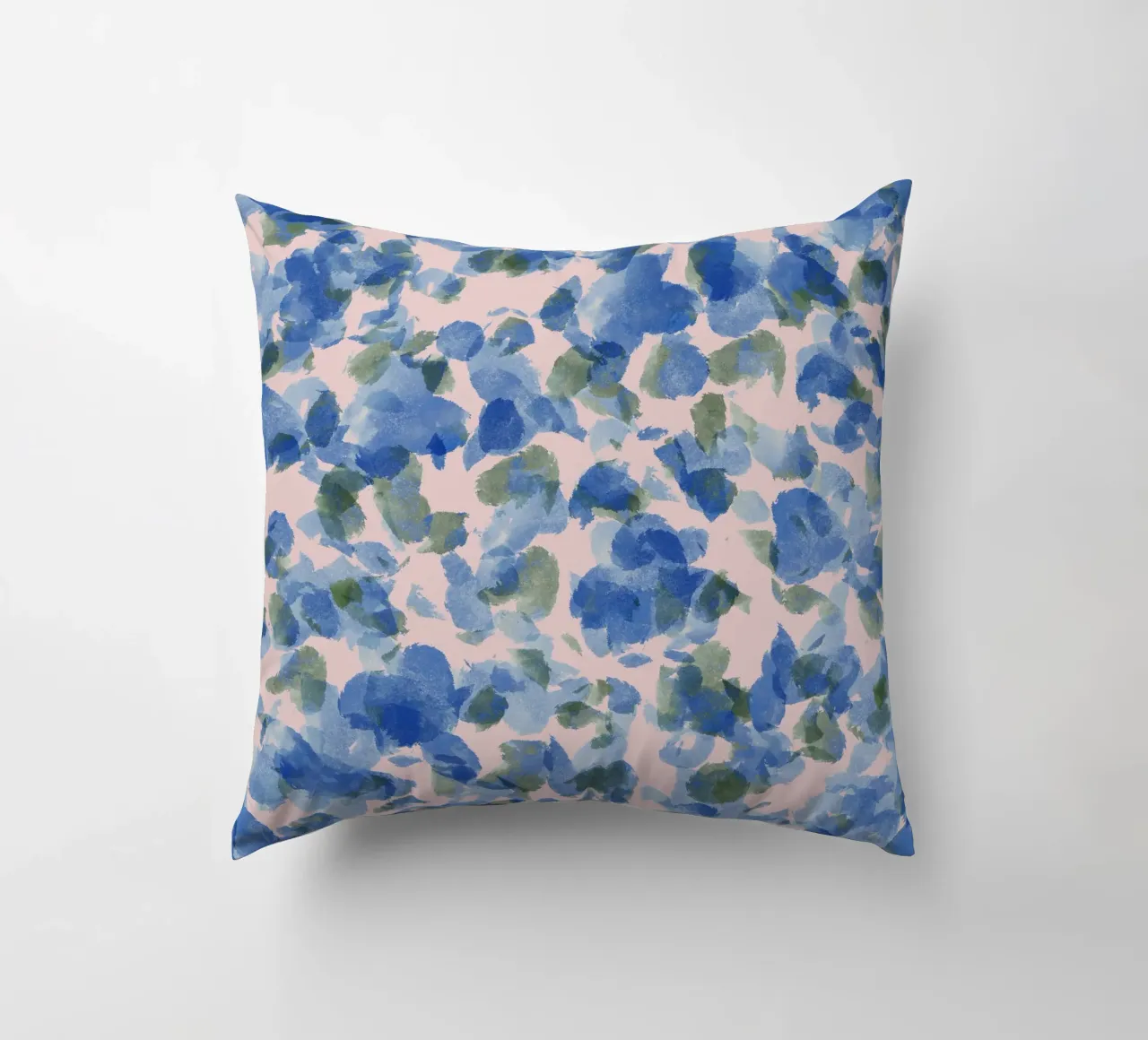 Soft Feminine Blue Pattern cuscino da anisillustration