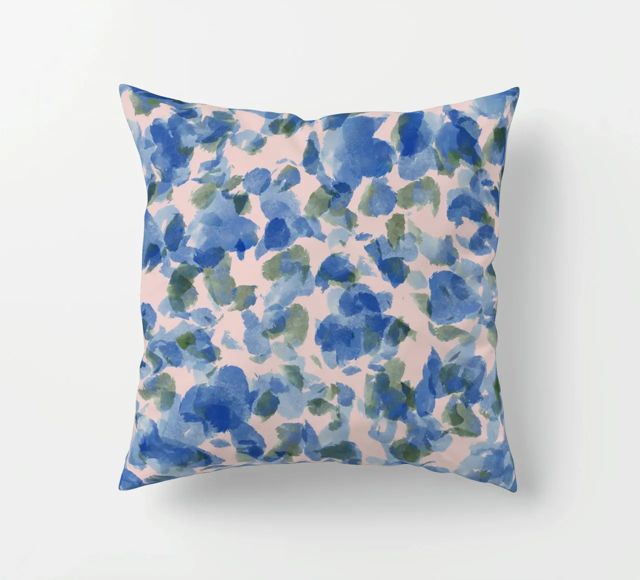 Soft Feminine Blue Pattern cuscino da anisillustration