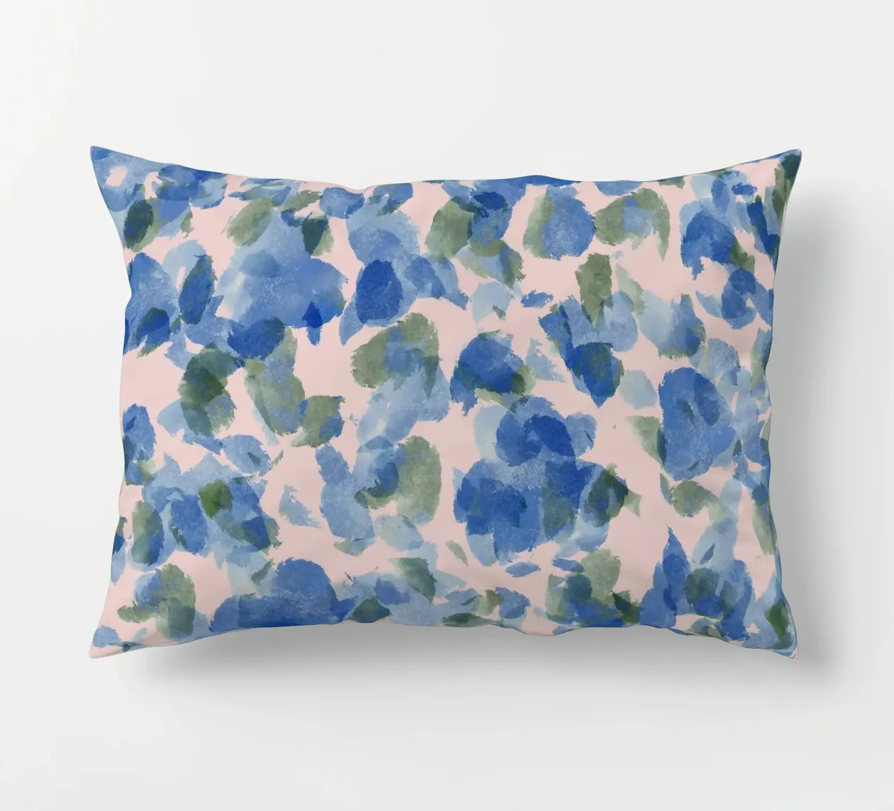Soft Feminine Blue Pattern cuscino da anisillustration