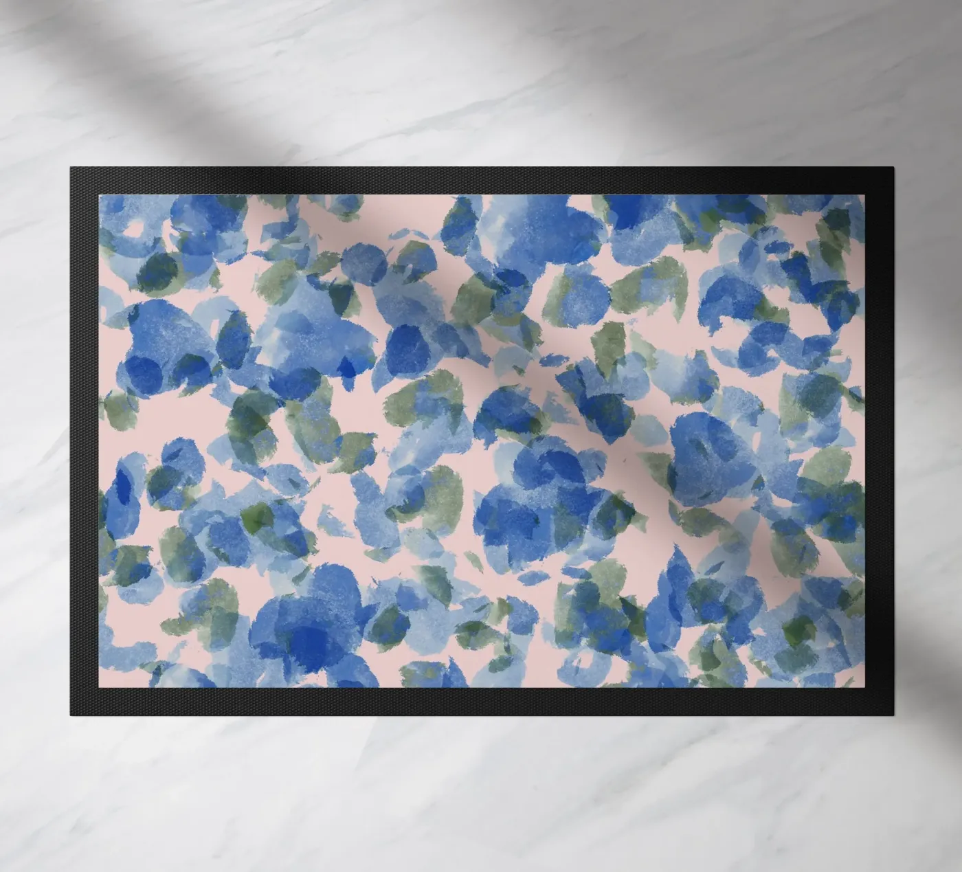 Soft Feminine Blue Pattern deurmat van anisillustration