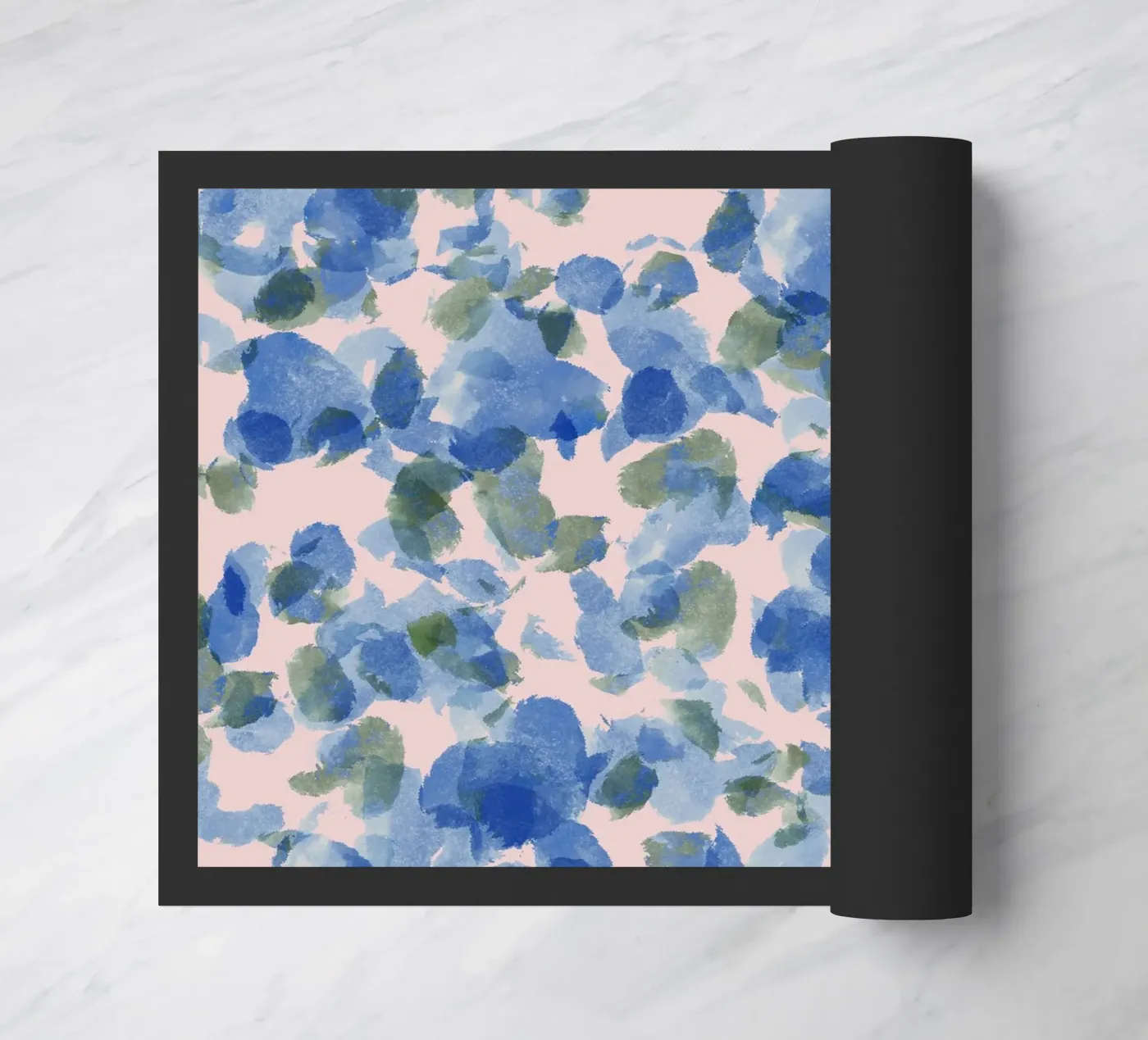 Soft Feminine Blue Pattern deurmat van anisillustration