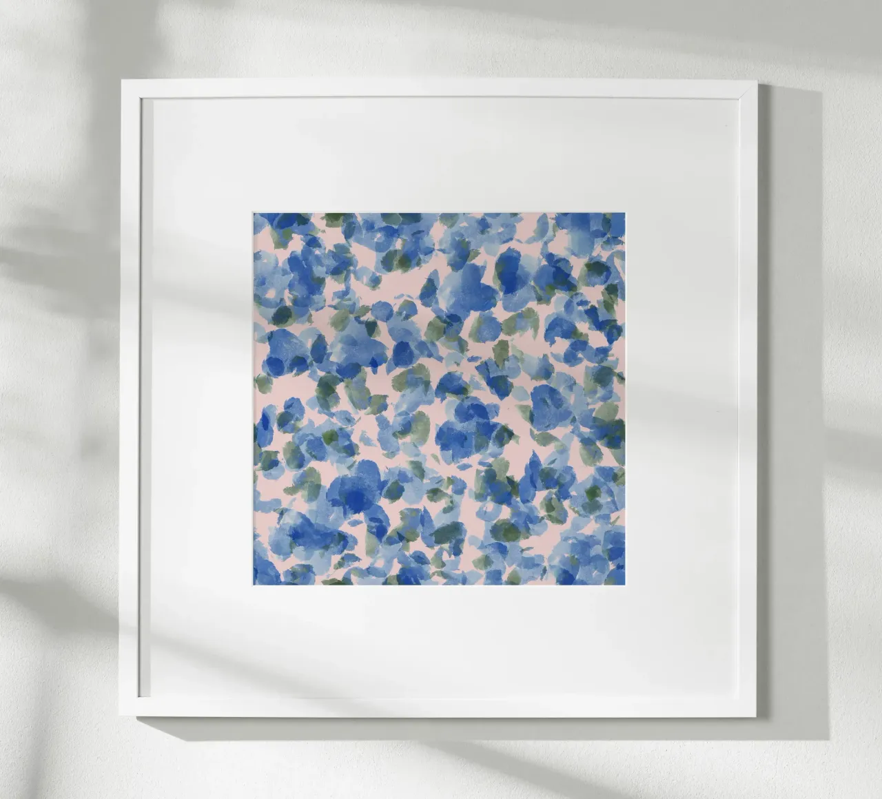Soft Feminine Blue Pattern poster da anisillustration