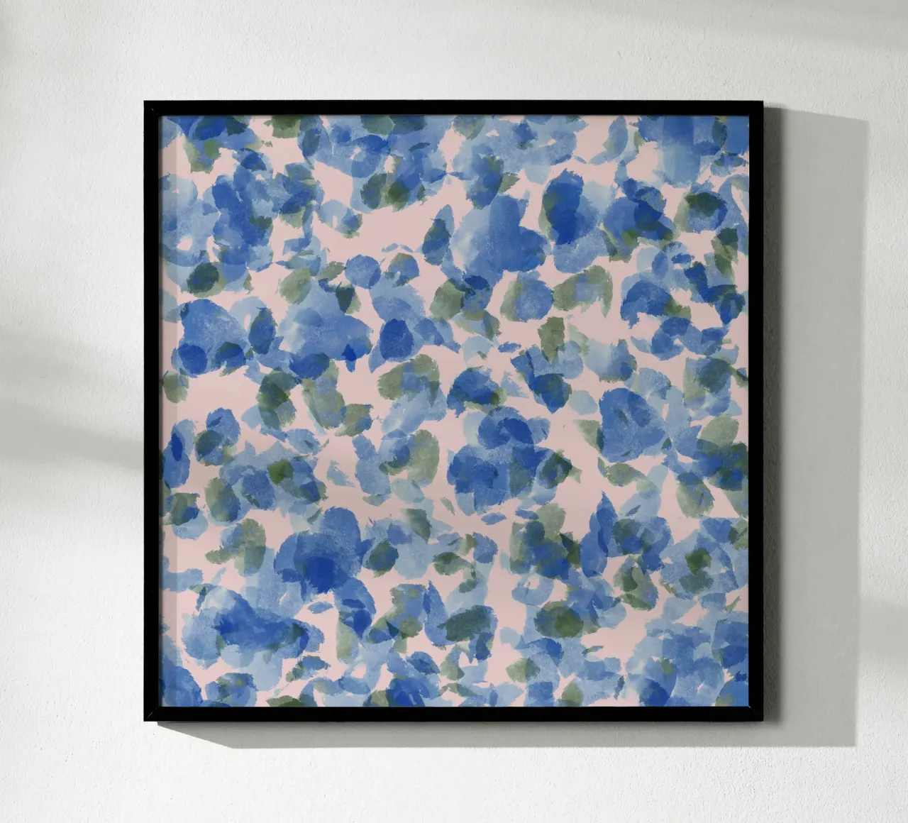 Soft Feminine Blue Pattern poster da anisillustration