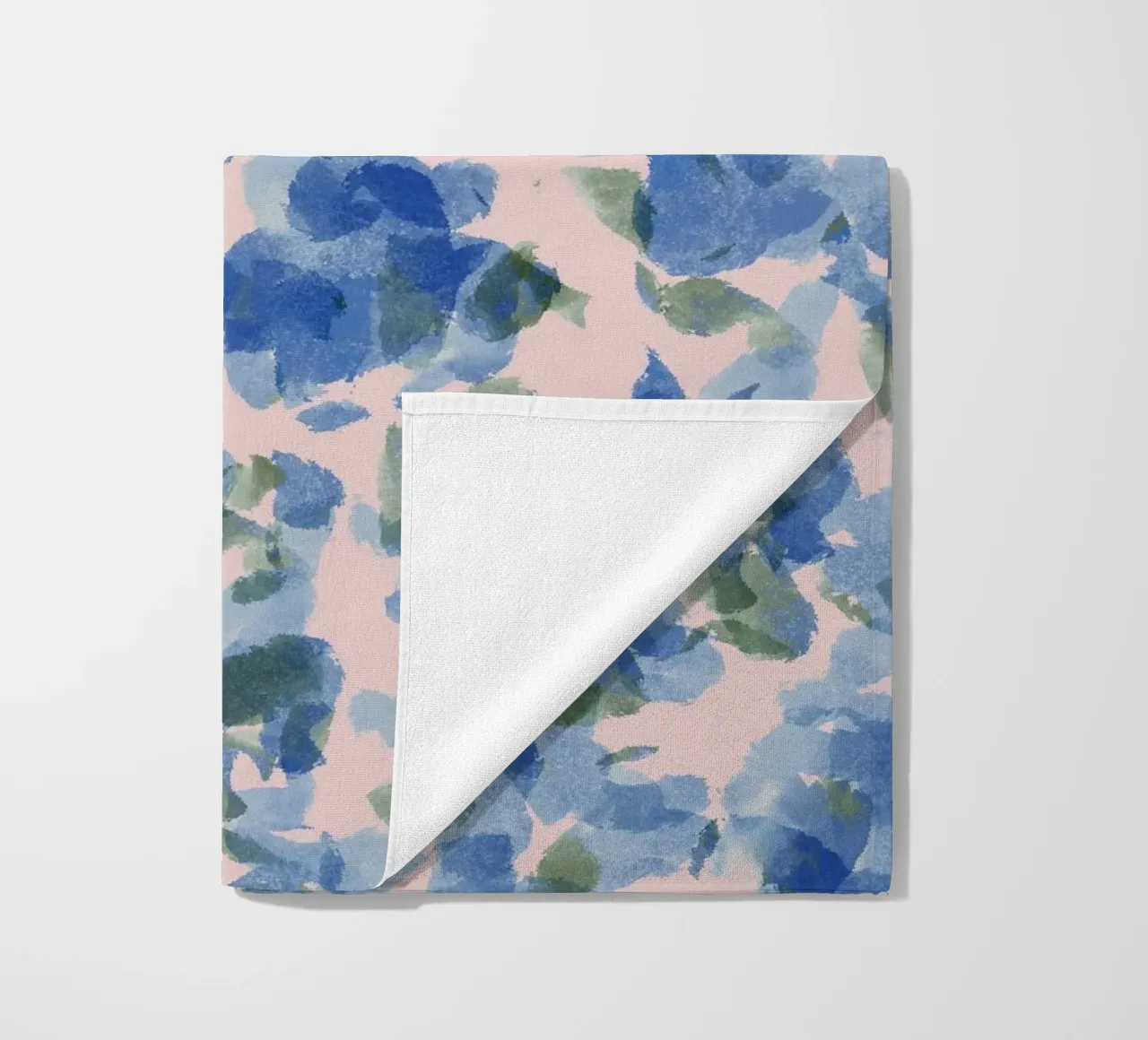 Soft Feminine Blue Pattern telo mare da anisillustration