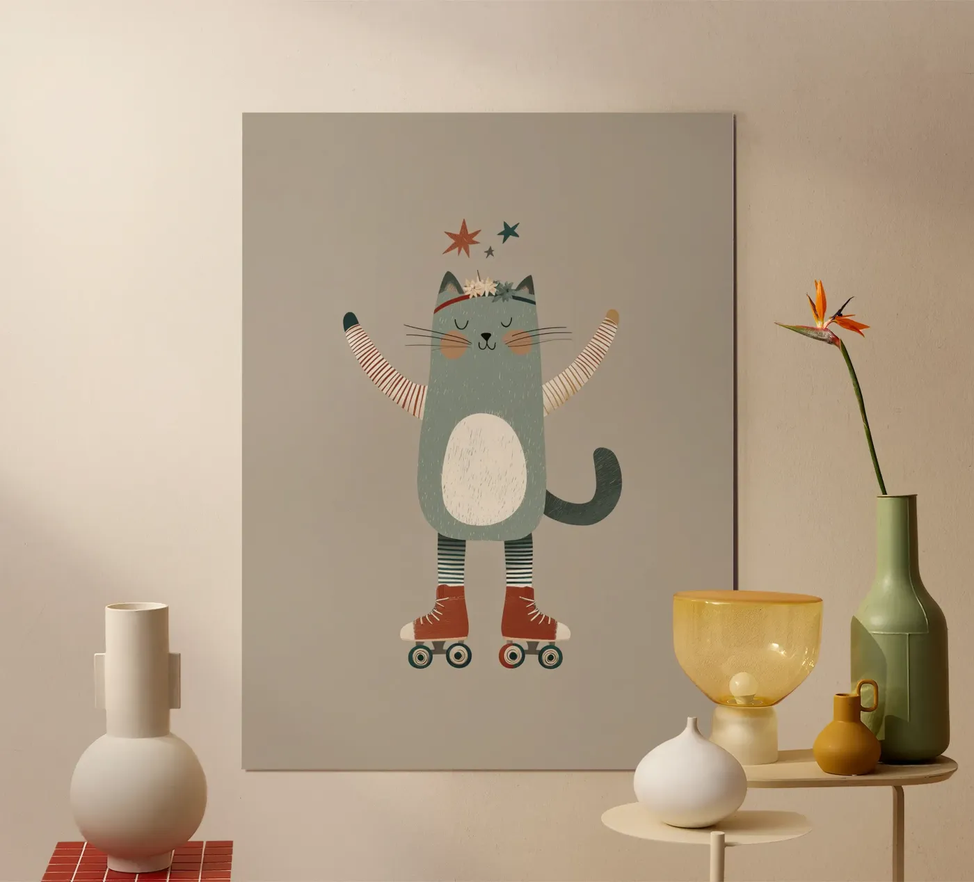 Roller Kitty poster de Solenne