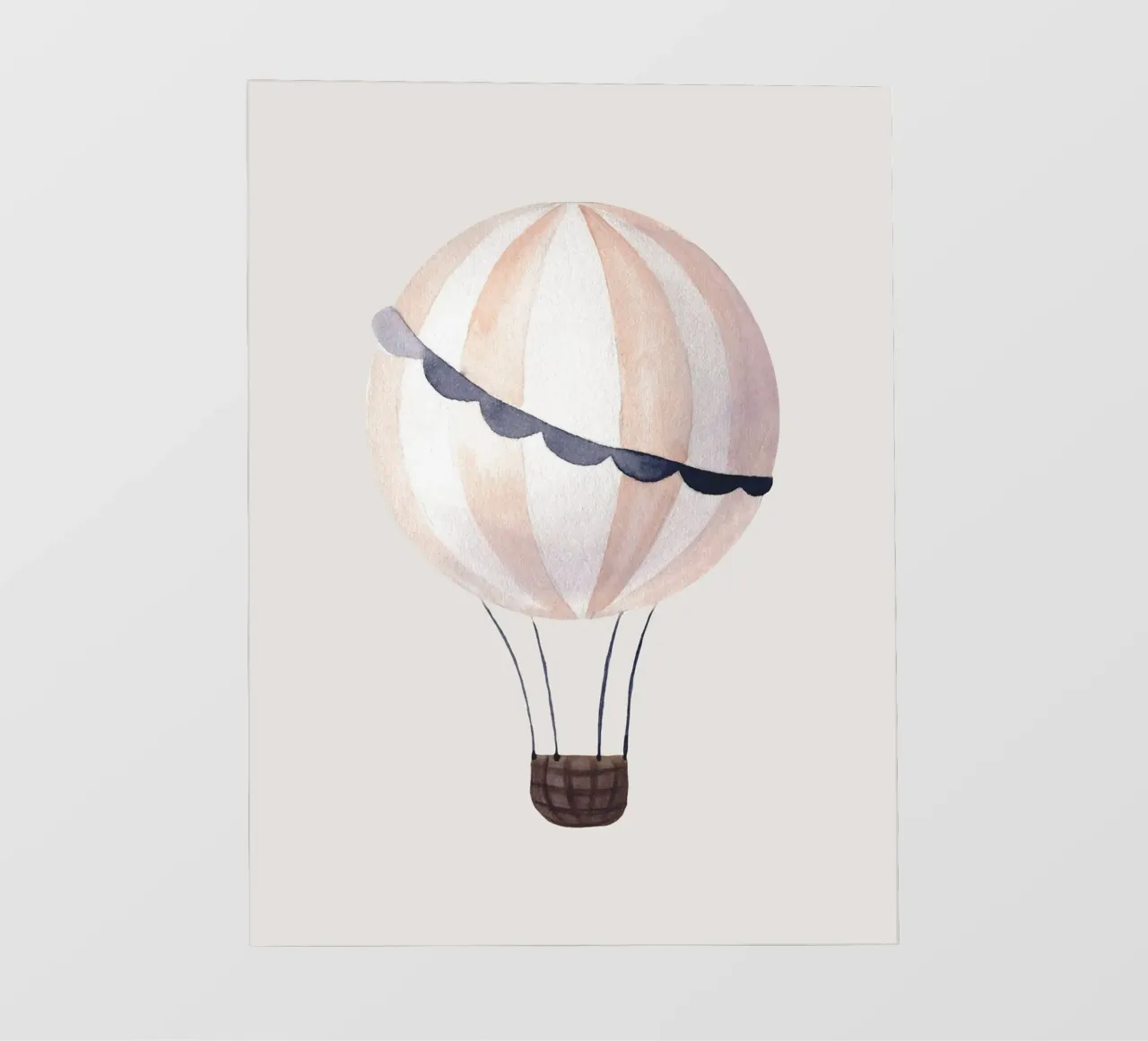Palloncini acquerellati - Design minimalista per la camera dei bambini telo in pvc da Whole©
