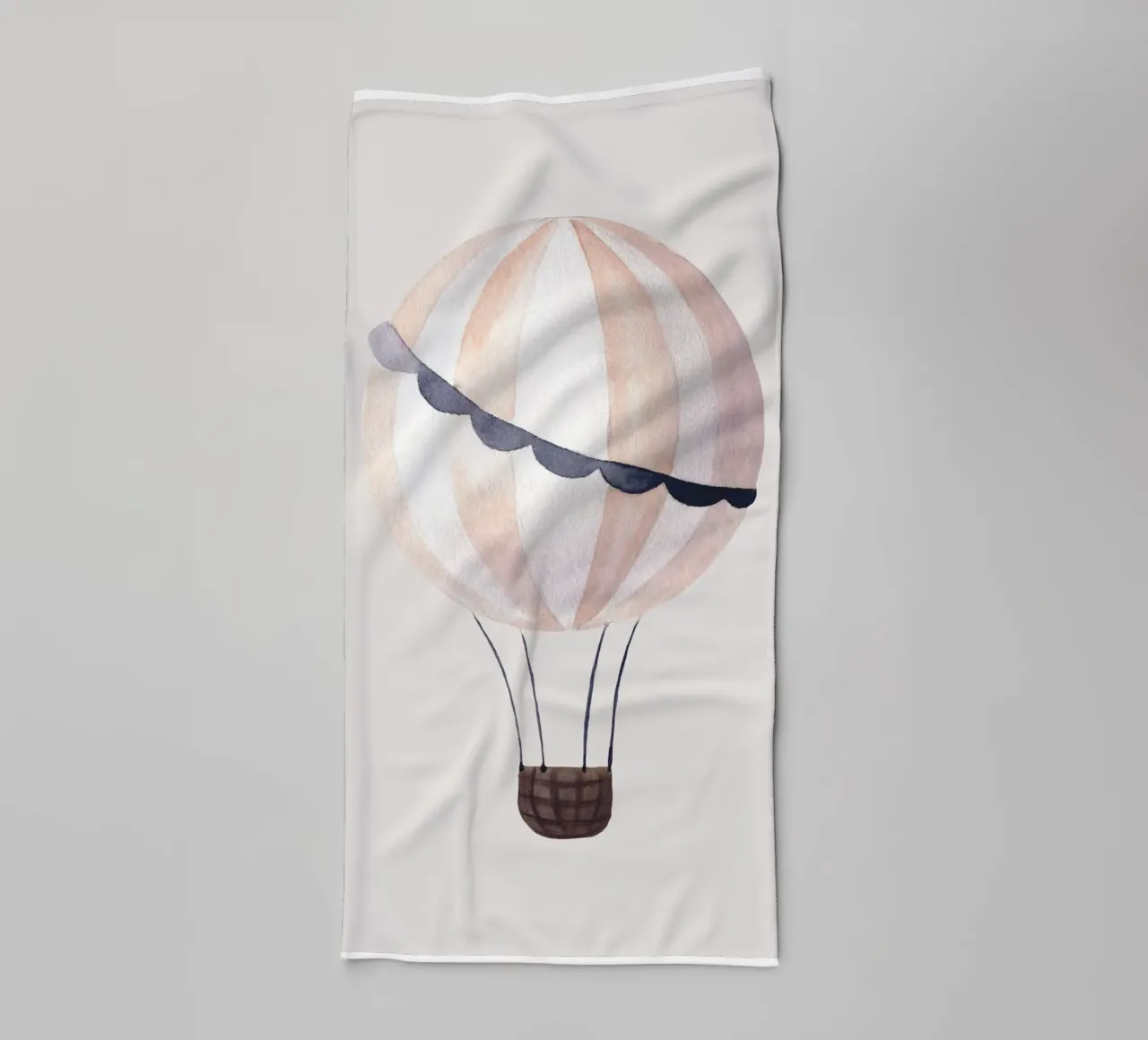 Palloncini acquerellati - Design minimalista per la camera dei bambini asciugamano da bagno da Whole©