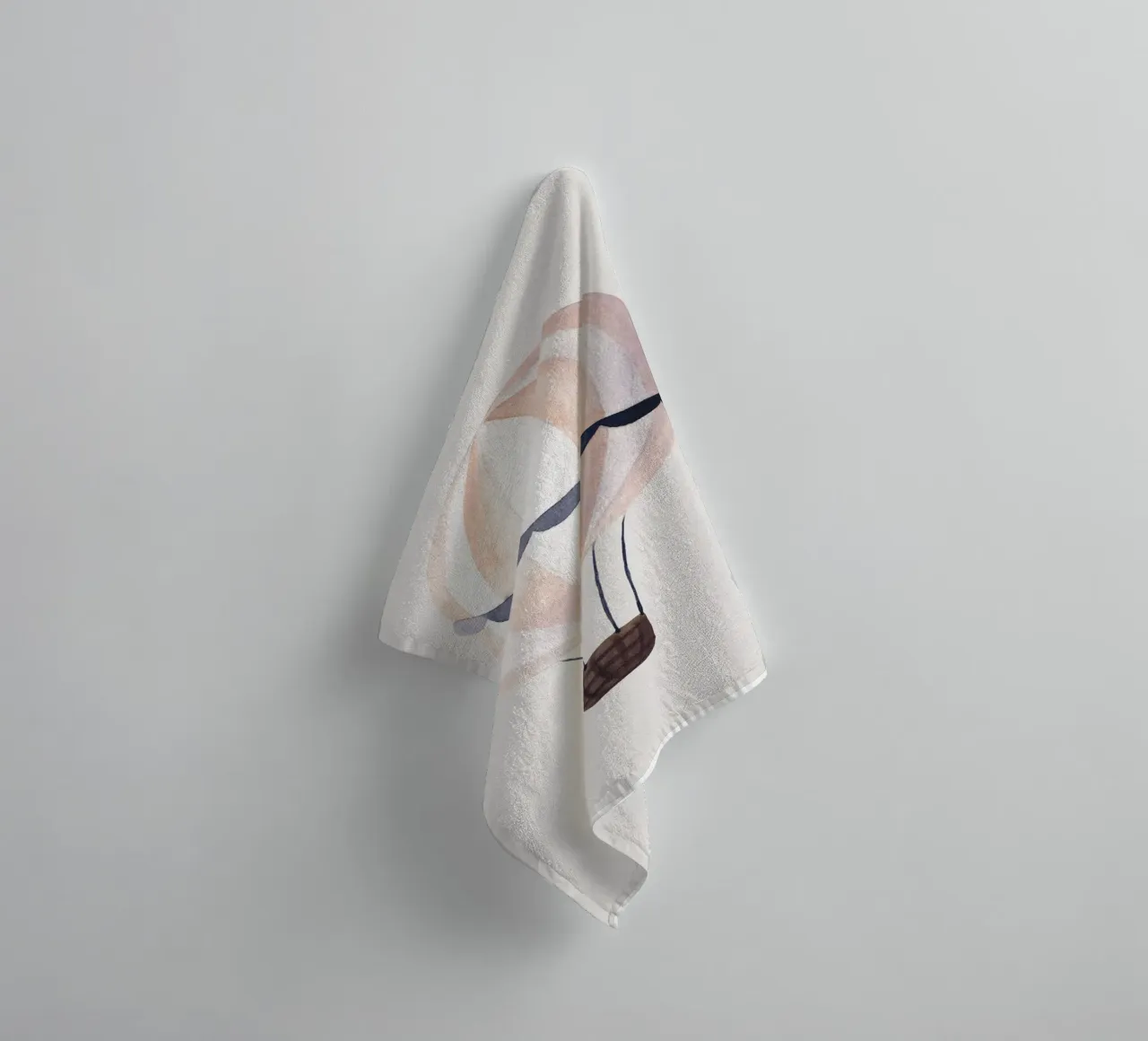 Palloncini acquerellati - Design minimalista per la camera dei bambini asciugamano da bagno da Whole©