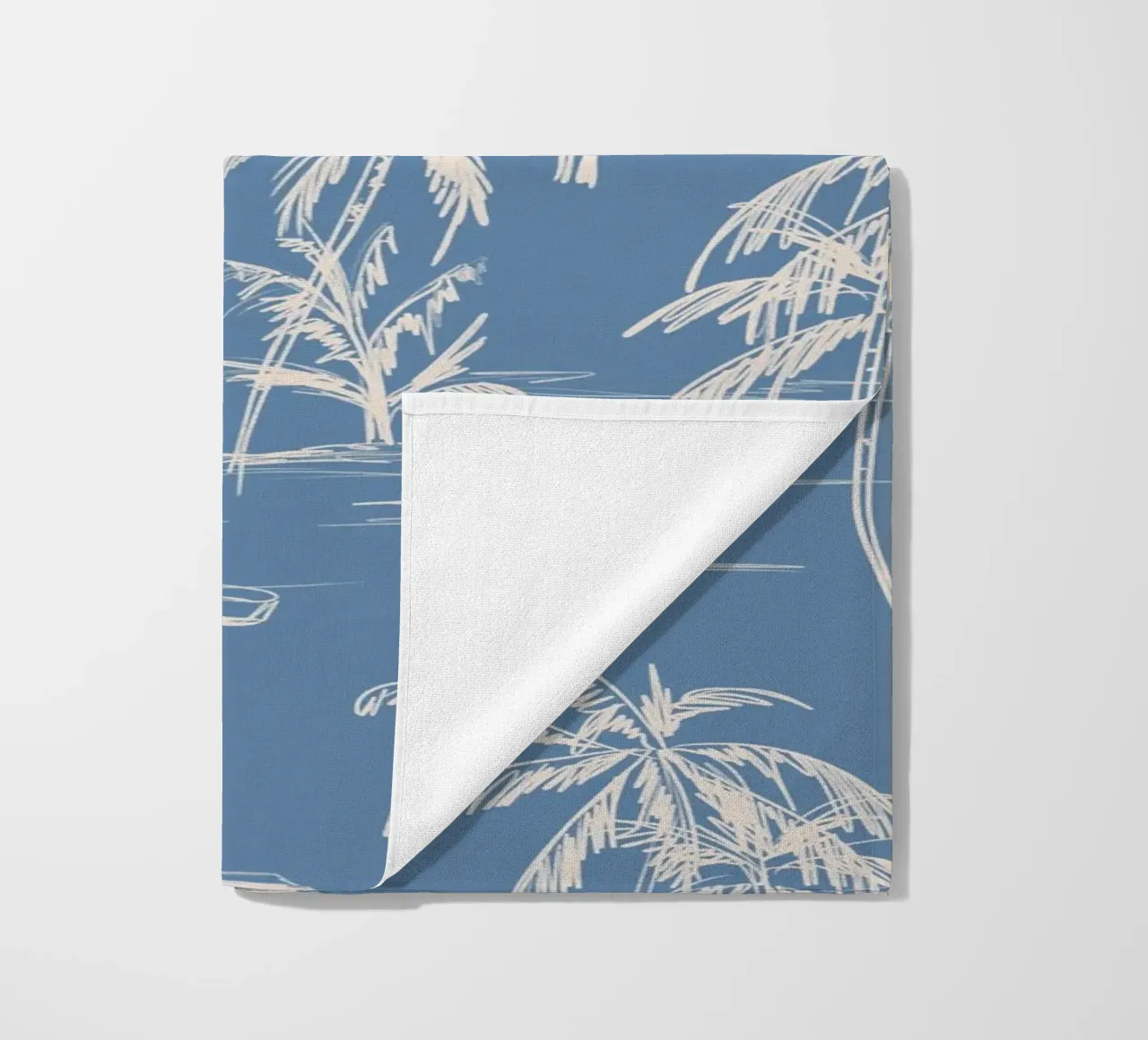 Tropical Beach Pattern telo mare da anisillustration